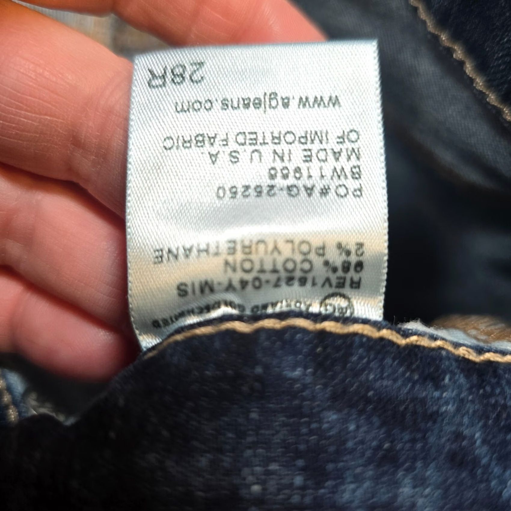 Vintage AG Adriano Goldschmied Pants Women Size 28 Blue Zip Up Legging Ankle Casual Basic Shirt? Size 28" / US 6 / IT 42 - 6 Thumbnail
