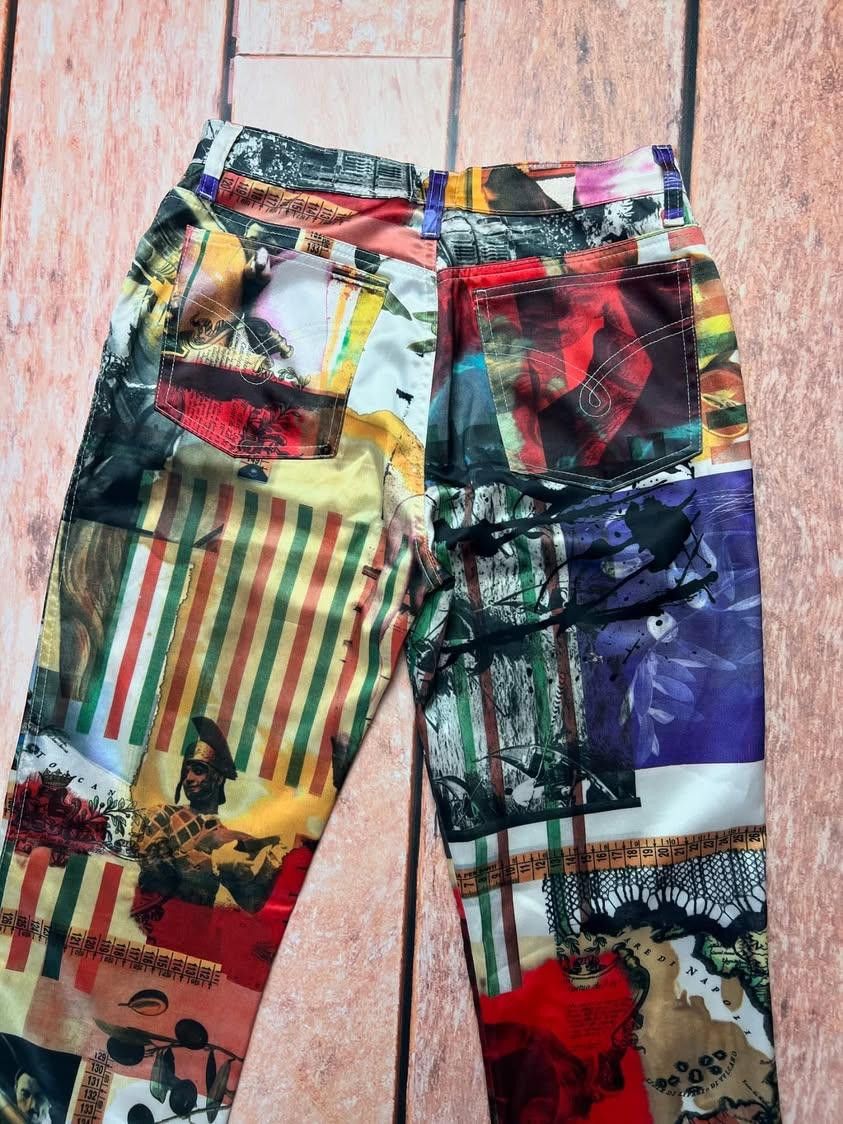 Moschino Moschino pants 1990s jeans Moschino print collector Size 30" / US 8 / IT 44 - 13 Thumbnail