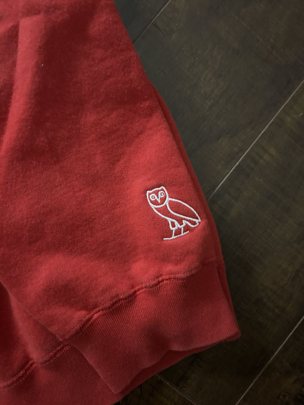 October's Very Own OVO Red Crewneck Size US L / EU 52-54 / 3 - 4 Thumbnail
