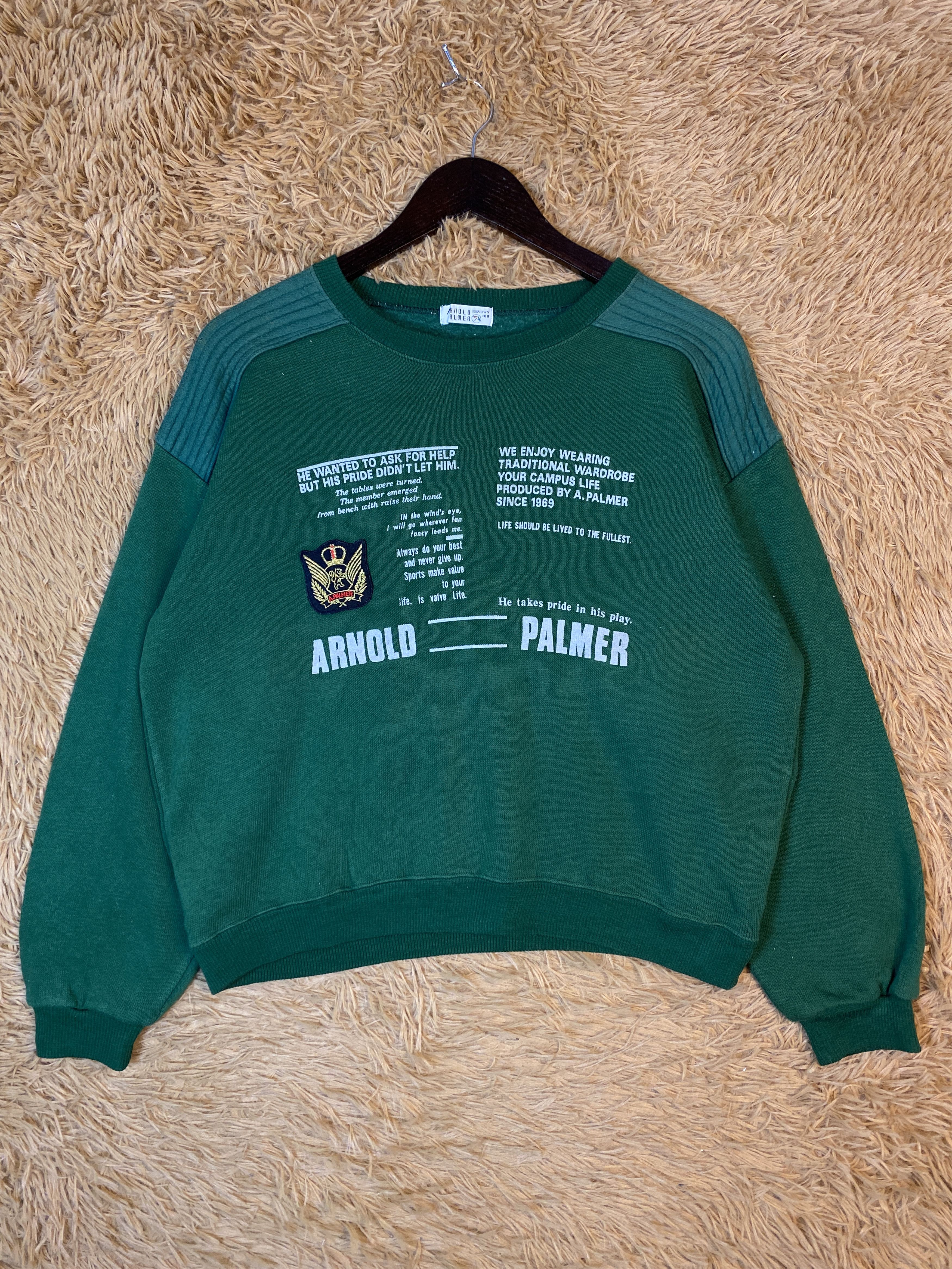Japanese Brand Vintage Arnold Palmer Sweatshirts PS0409 Size US S / EU 44-46 / 1 - 1 Thumbnail