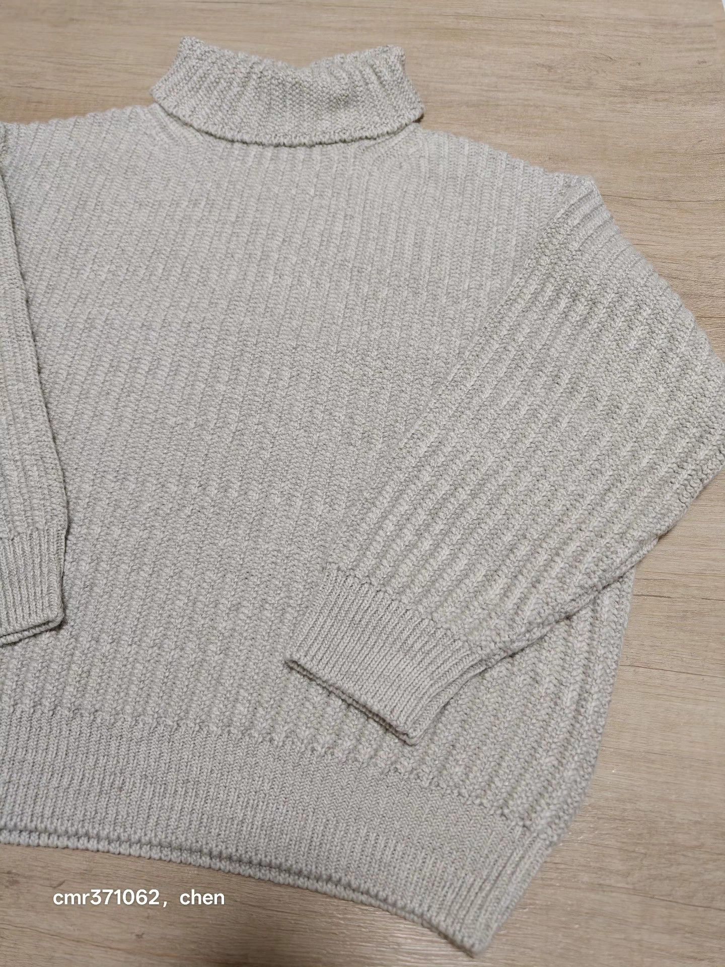 Visvim visvim 21aw amplus t-neck knit ivory 2 wool-linen handknit Size US M / EU 48-50 / 2 - 3 Thumbnail