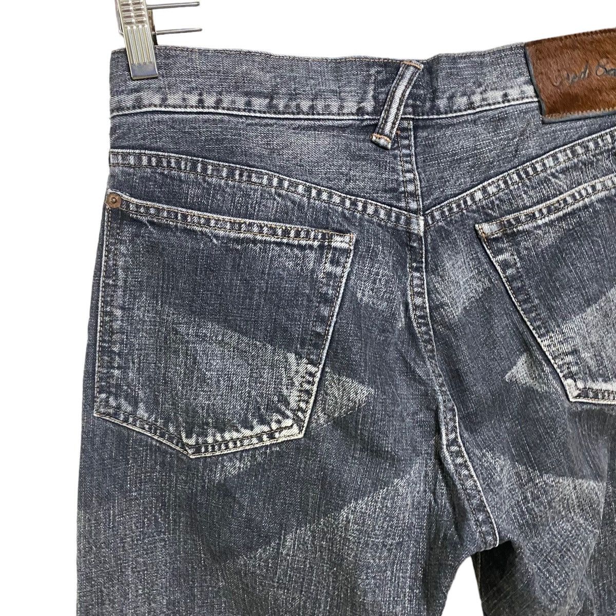 Japanese Brand Paul Smith Red Ear Denim Patchwork British Flag Jeans Size US 29 - 11 Thumbnail
