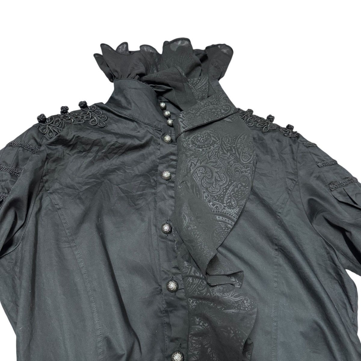 Mari's Rock Punk Rave Ruffled Vampire Gothic Shirt Size US M / EU 48-50 / 2 - 6 Thumbnail