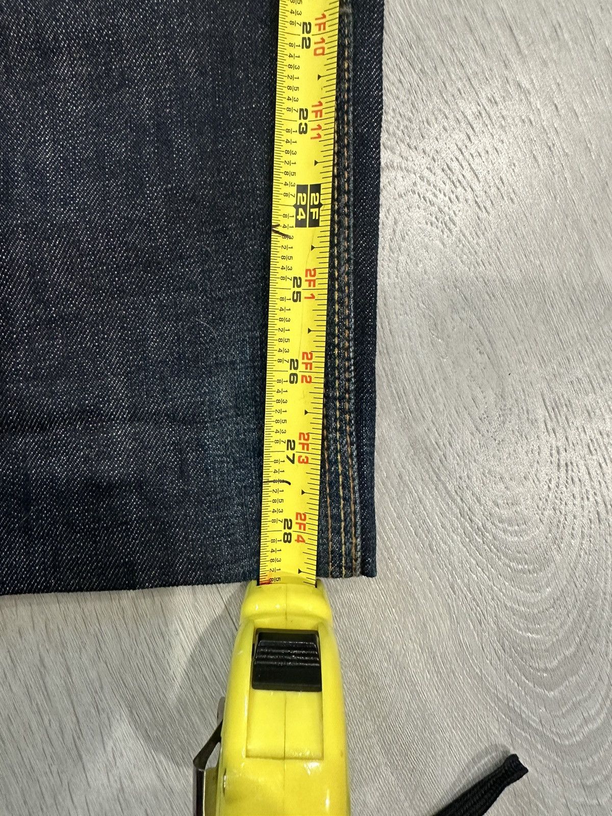 Vintage Real VINTAGE raw Japanese selvedge Denim Size US 31 - 6 Thumbnail