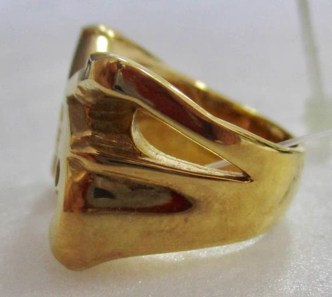 Roar Roar Sterling Silver Gold-Plated Twin Guns Ring K11 Size ONE SIZE - 3 Thumbnail