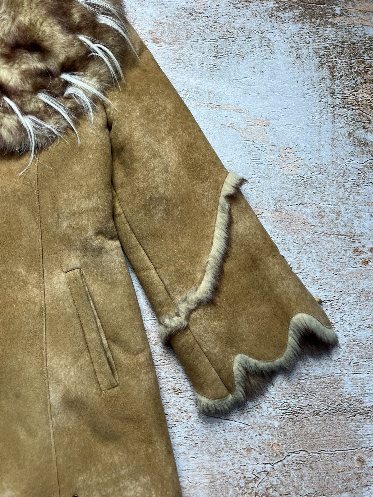 Vintage Vintage faux fur avant garde coat Size S / US 4 / IT 40 - 5 Thumbnail