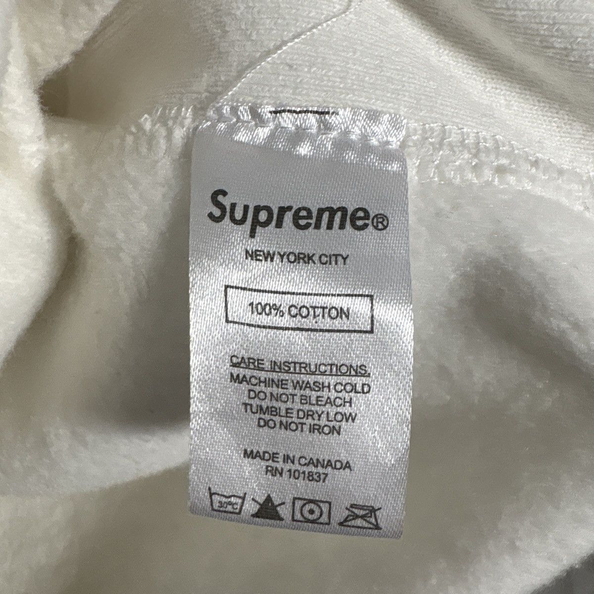 Supreme WHITE SUPREME BOX LOGO HOODIE Size US M / EU 48-50 / 2 - 5 Thumbnail