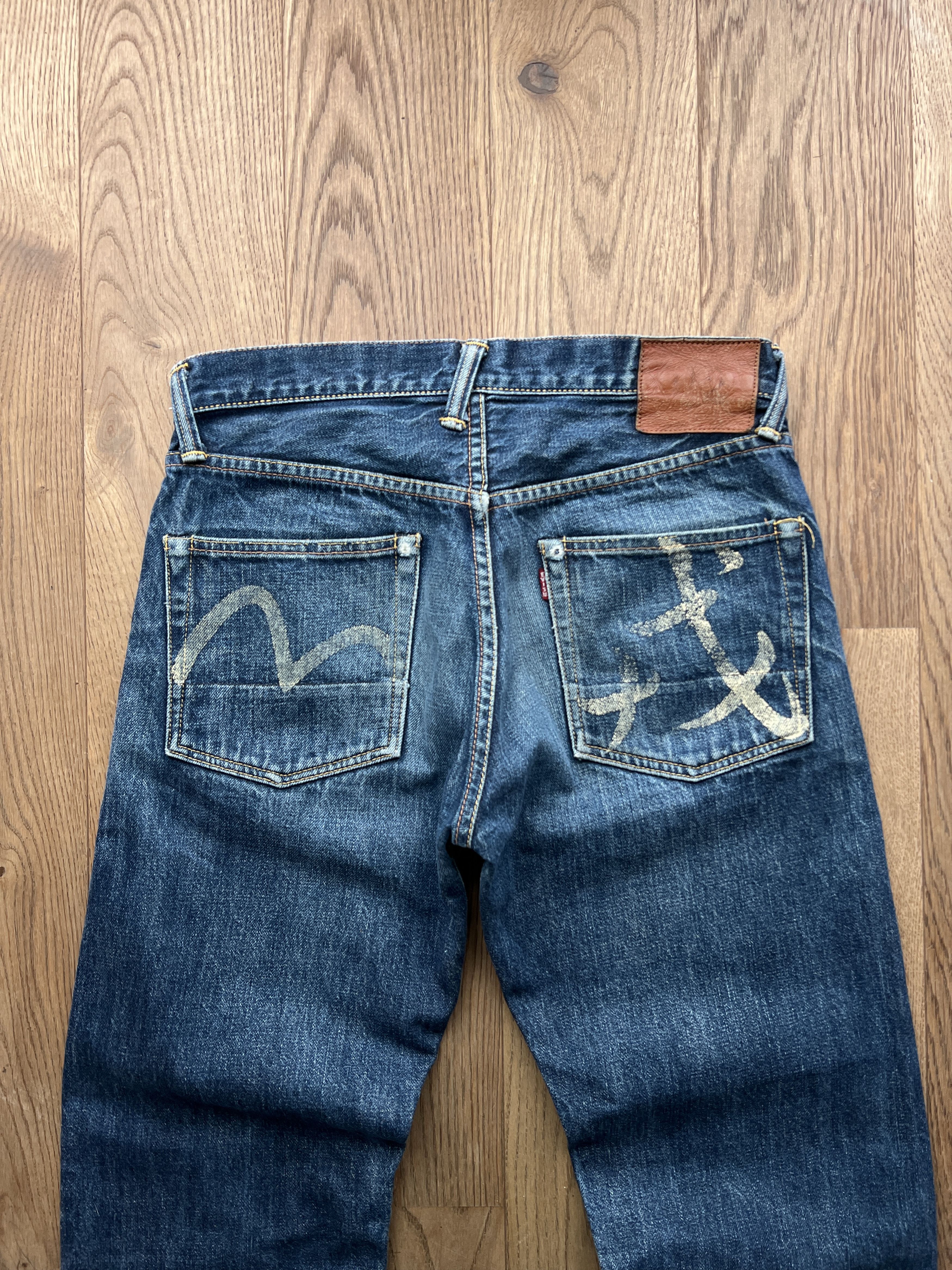 Evisu Rare Evisu selvage vintage lot 2001 faded denim archive y2k Size US 30 / EU 46 - 3 Thumbnail