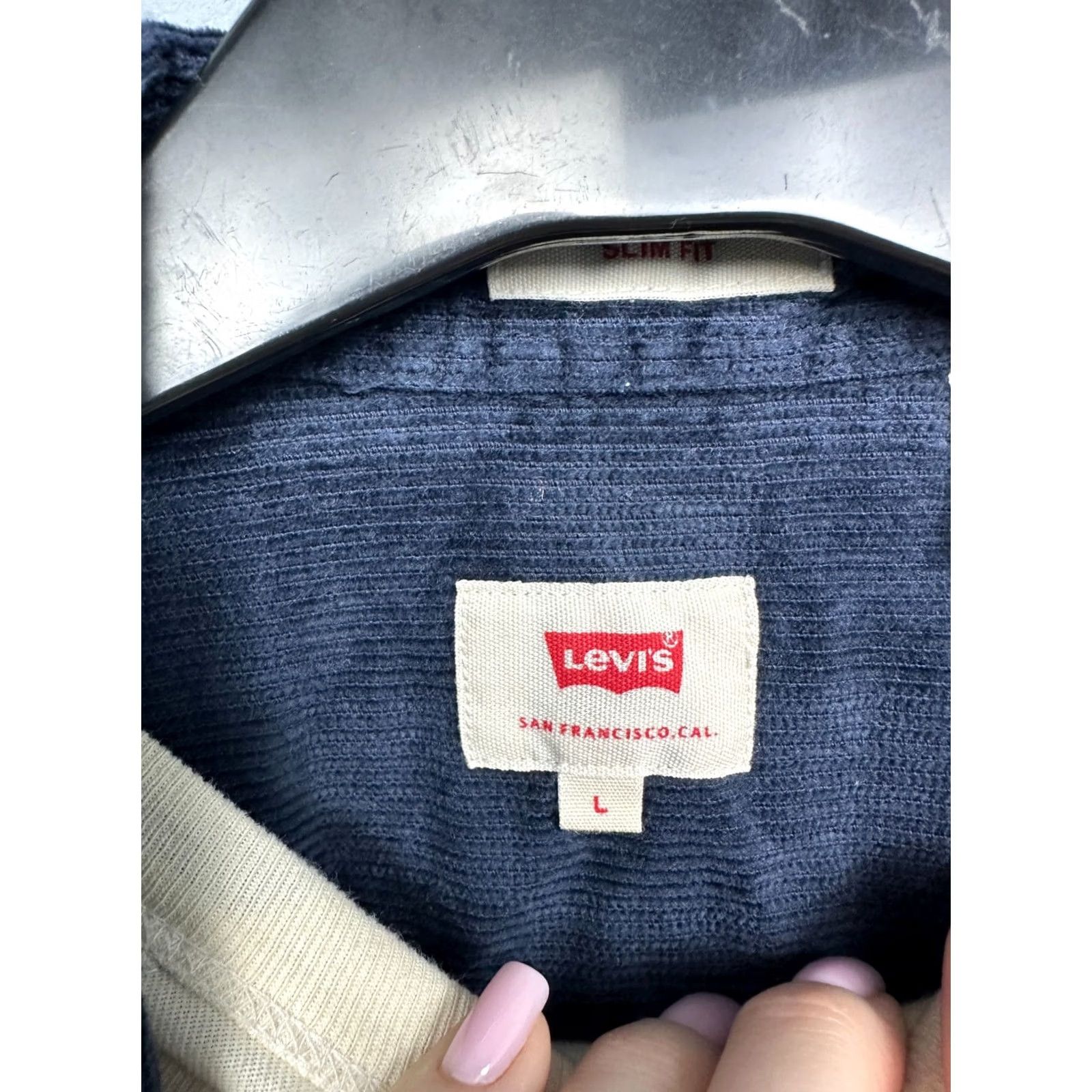 Levi's Levi's Mens Corduroy Flannel Shirt L Size US L / EU 52-54 / 3 - 4 Thumbnail
