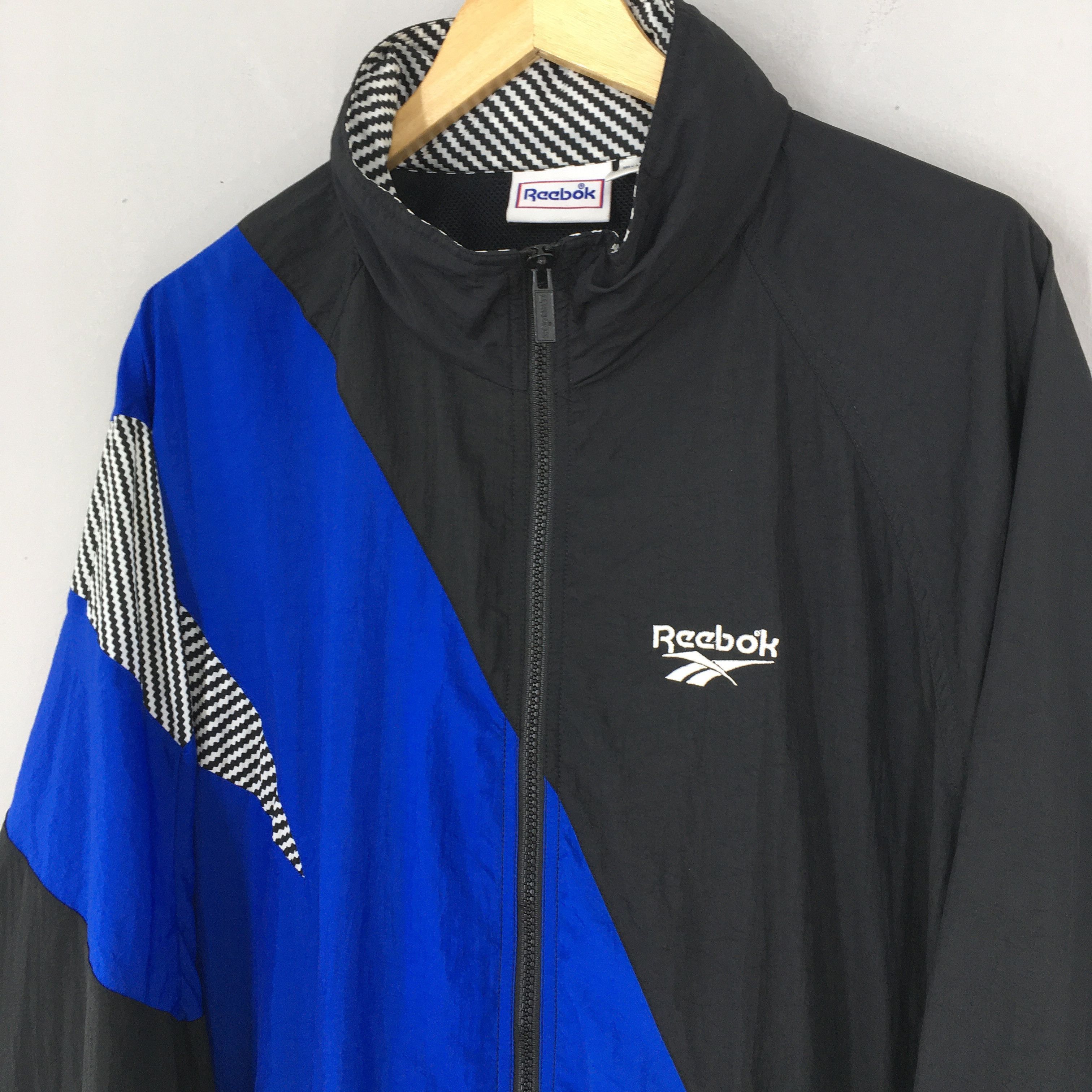 Reebok Vintage 90's Reebok Windbreaker Jacket XLarge Size US XL / EU 56 / 4 - 4 Thumbnail