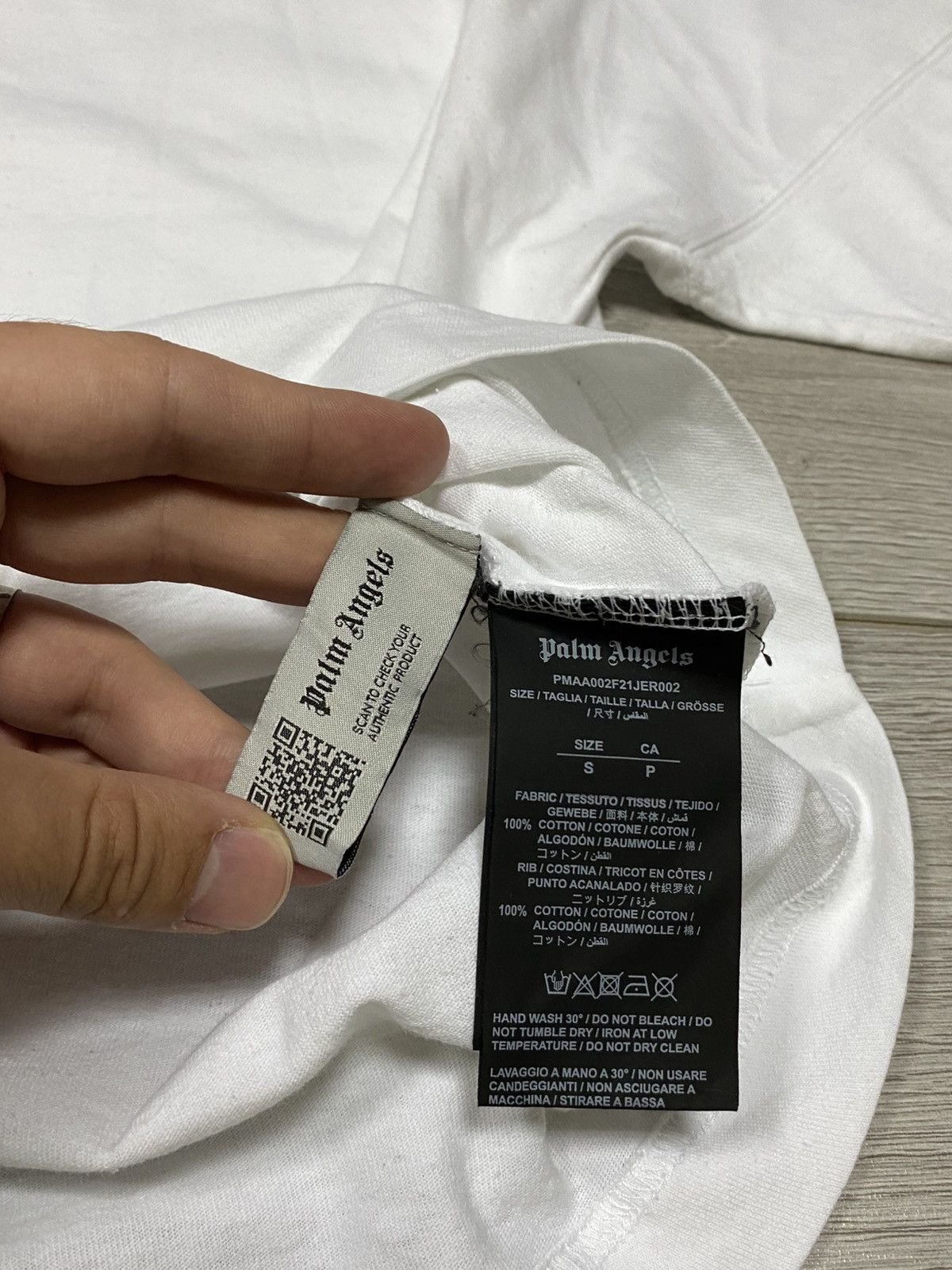 Palm Angels Palm Angels spell out big logo t-shirt Size US S / EU 44-46 / 1 - 4 Thumbnail