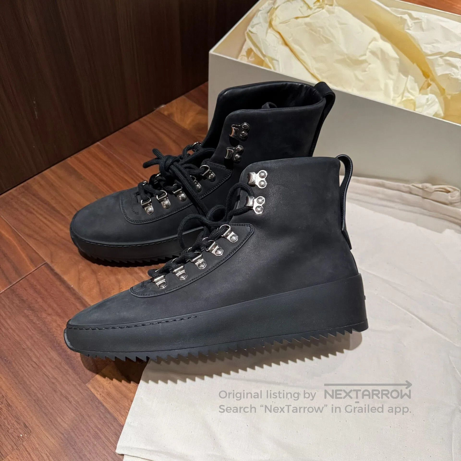 FOG Fear of God Leather Military Boots. Size US 6 / EU 39 - 3 Thumbnail