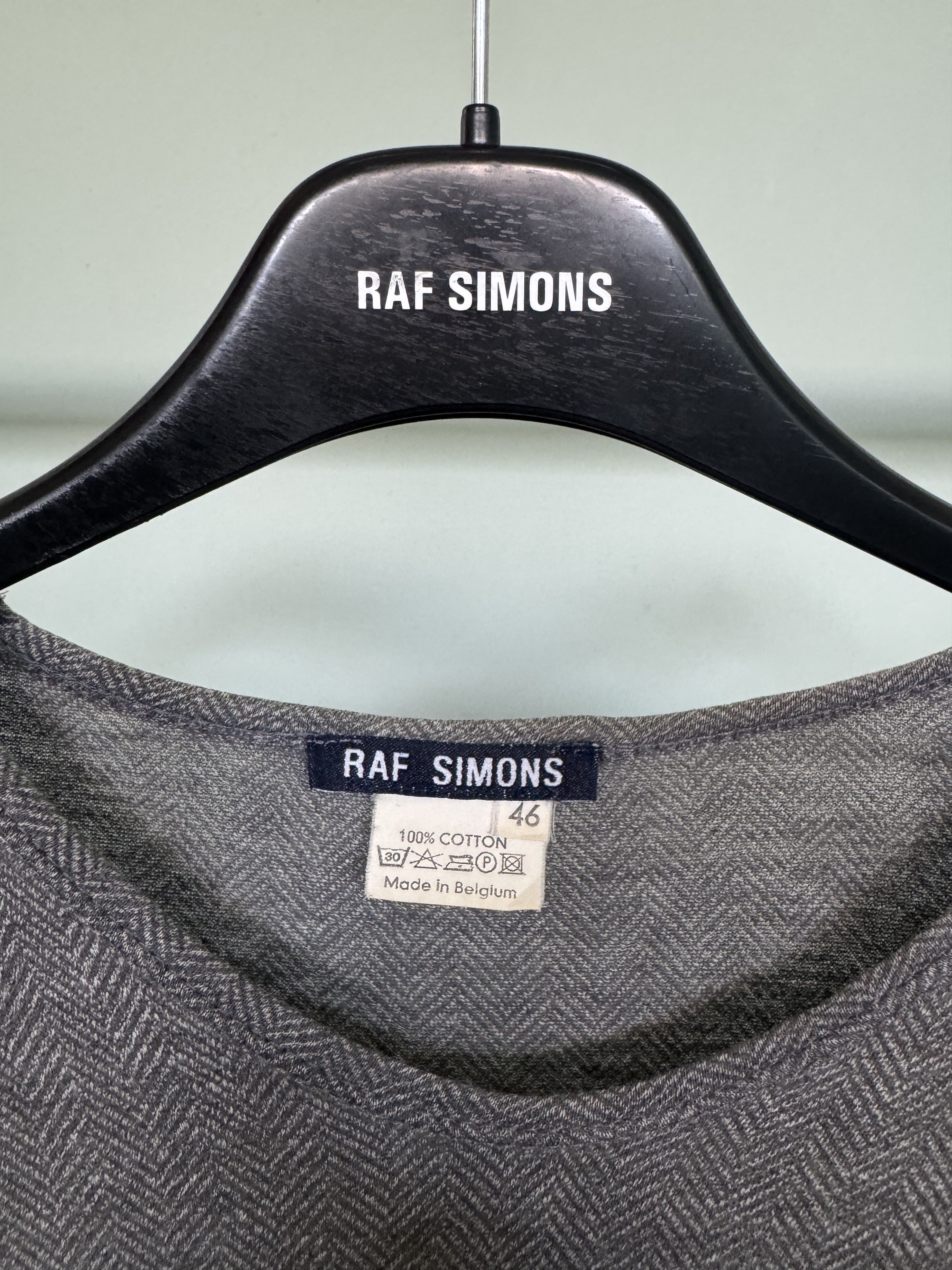 Raf Simons Black Palms Cotton L/S Tee Size US S / EU 44-46 / 1 - 2 Thumbnail