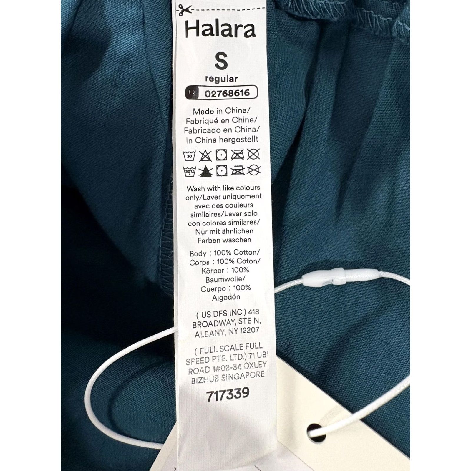 Vintage Halara Jogger Pants Womens Small Green Twill Pleated Elastic Waist Cuff NWT Pants Size 28" / US 6 / IT 42 - 2 Thumbnail