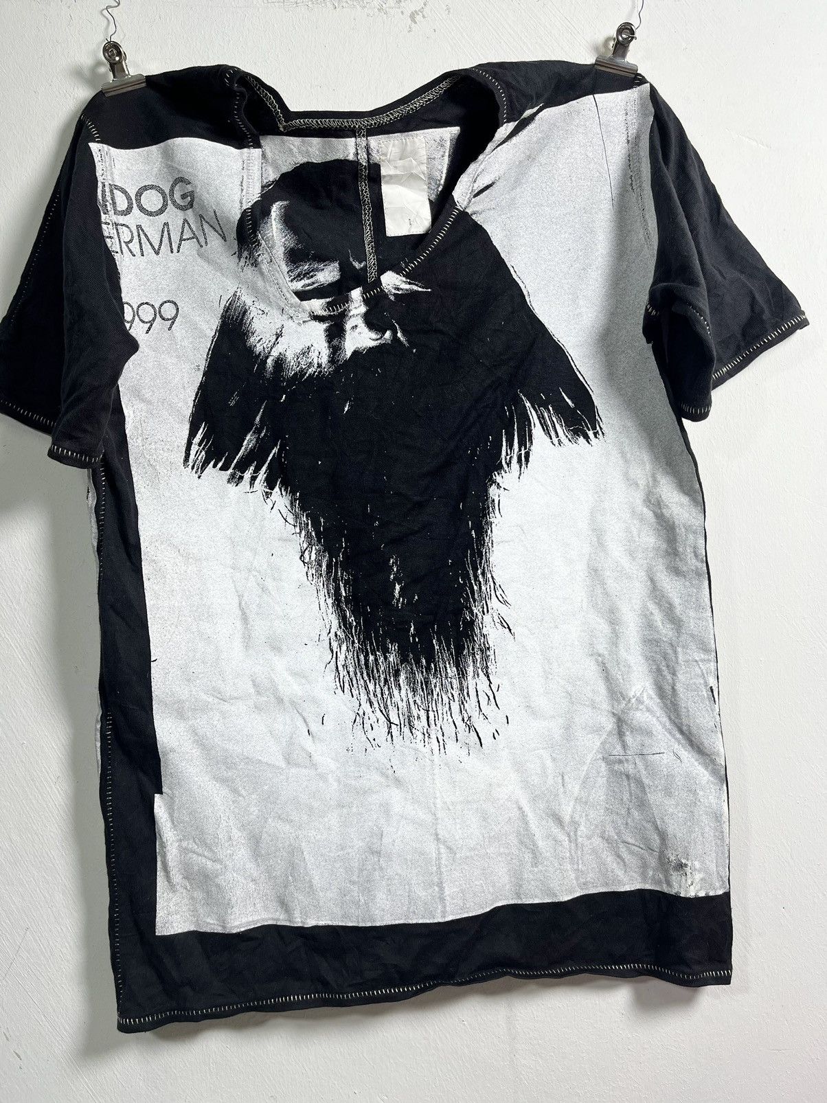 Japanese Brand Gilet Yamanote Coope 102 Overprint Shirt Size US M / EU 48-50 / 2 - 2 Thumbnail