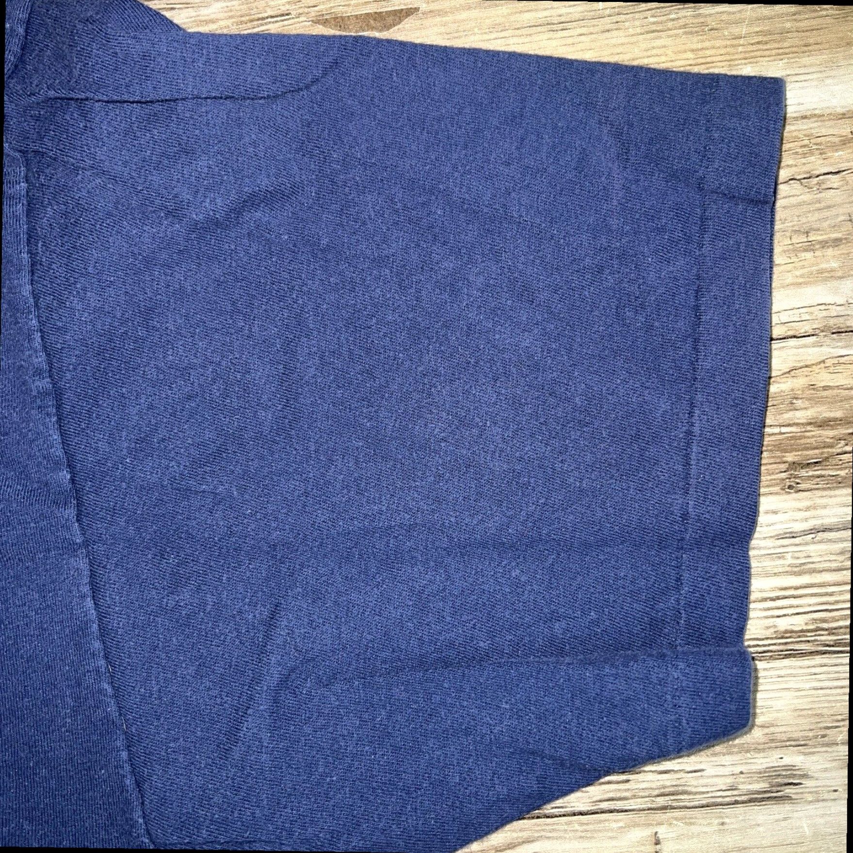 Hanes VINTAGE Hanes Beefy-T Single Stitch Printpack Pocket T-Shirt Mens XL Blue USA Size US XL / EU 56 / 4 - 5 Thumbnail