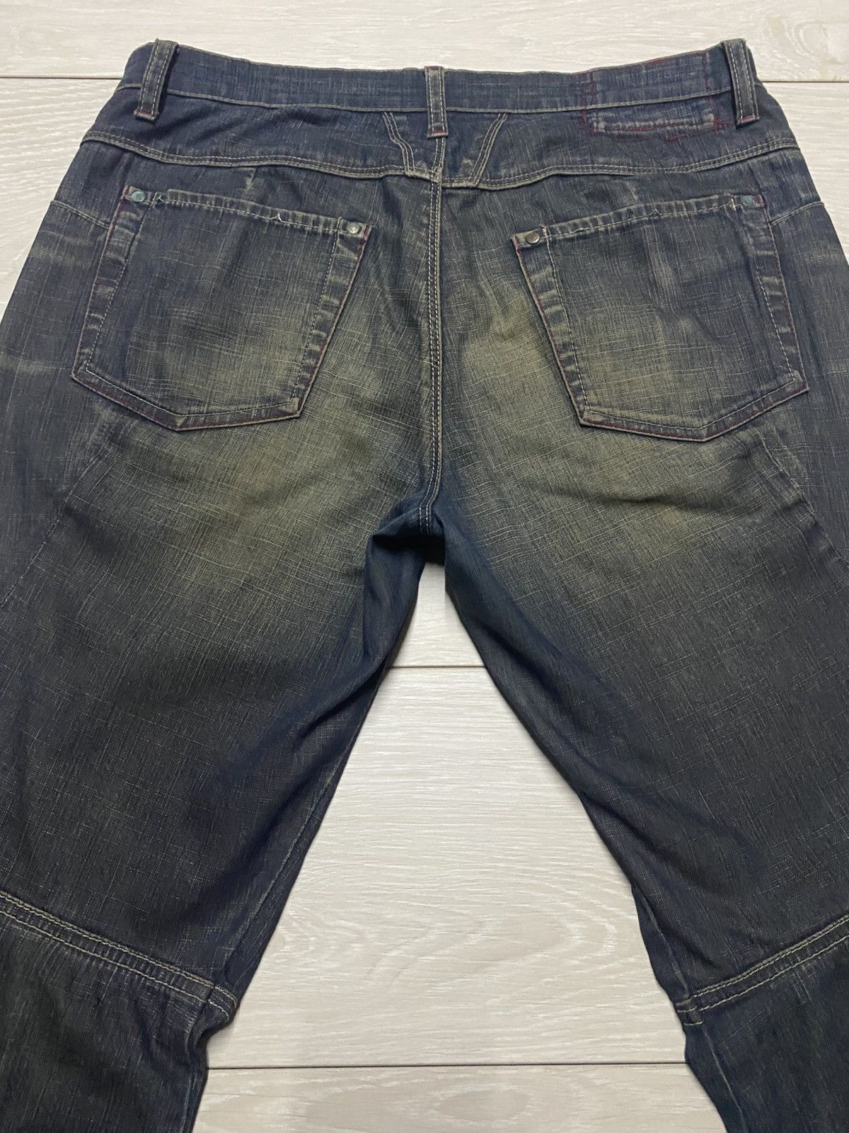 Marithe + Francois Girbaud Marithe Francois Girboud Mud Wash Whisker Super Baggy Size US 34 / EU 50 - 9 Thumbnail
