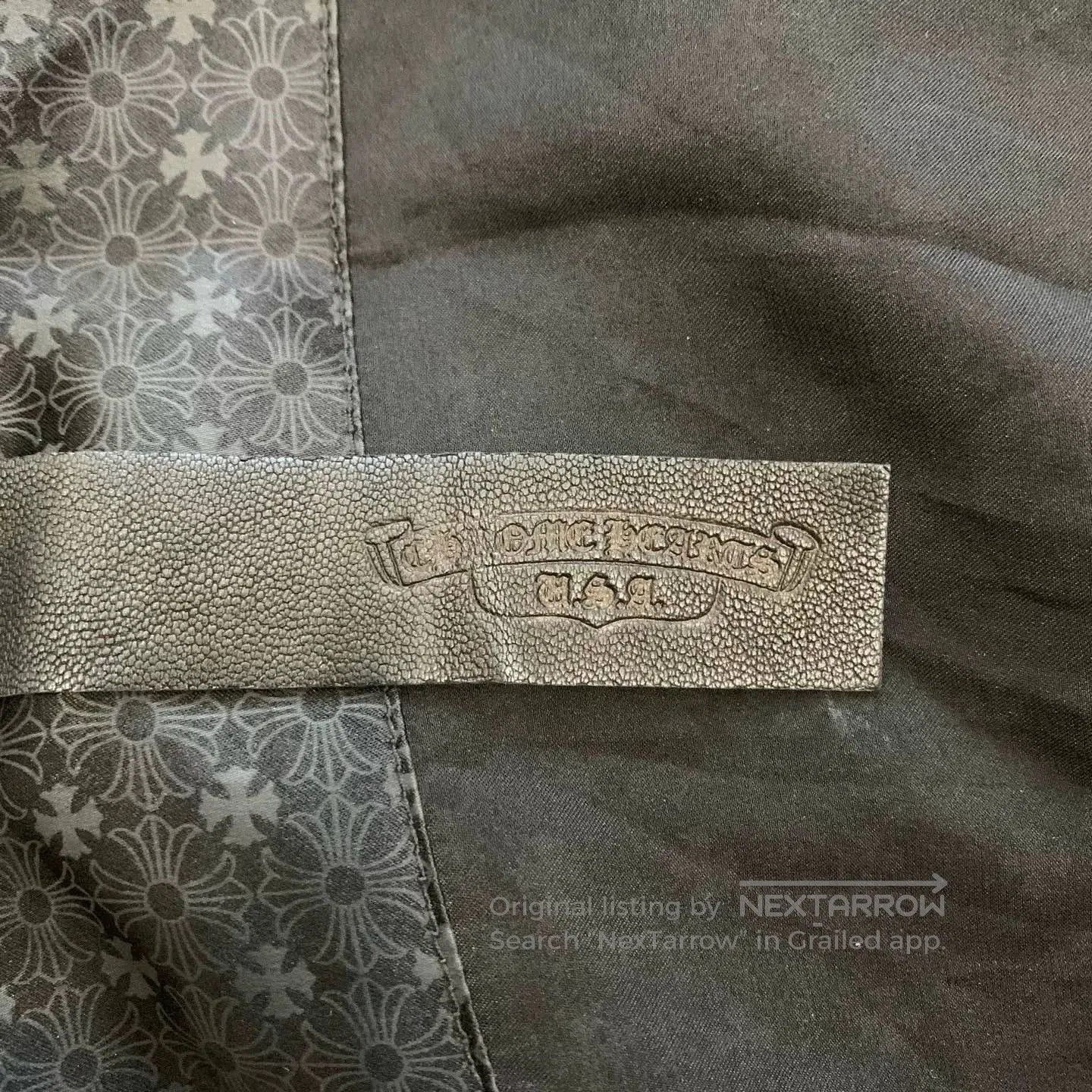 Chrome Hearts Black Silk Floral Print Silk Shirt Jacket. Size US S / EU 44-46 / 1 - 4 Thumbnail