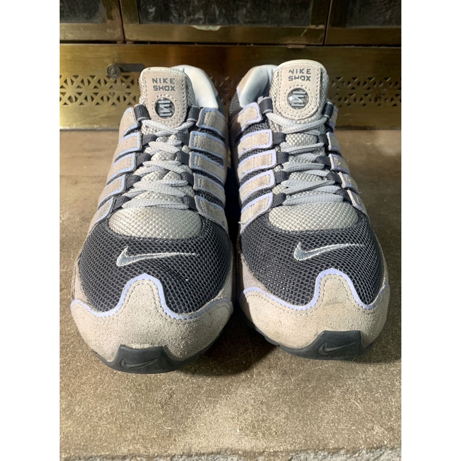 Nike Nike Shox NZ 314561-041 Grat Blue Suede Womens Size 8.5 Basketball Running Gym Shoes Shox Technology Lightweight Lace-Up Arch Support Nike Size US 9 / IT 39 - 5 Thumbnail