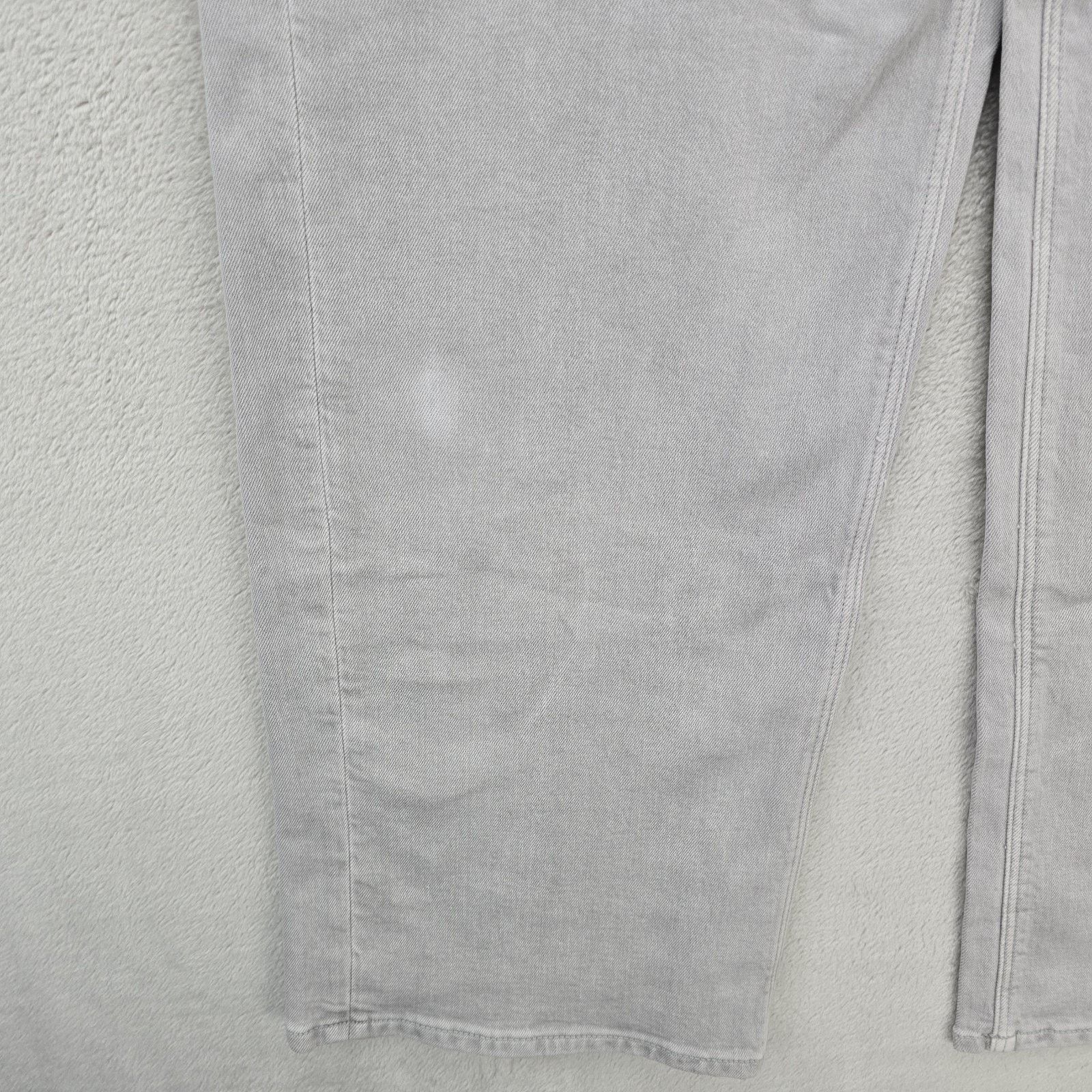 Abercrombie & Fitch Abercrombie Fitch Stovepipe Jeans 10 Long Gray (Fits 34x30) Size 34" / US 12 / IT 48 - 4 Thumbnail