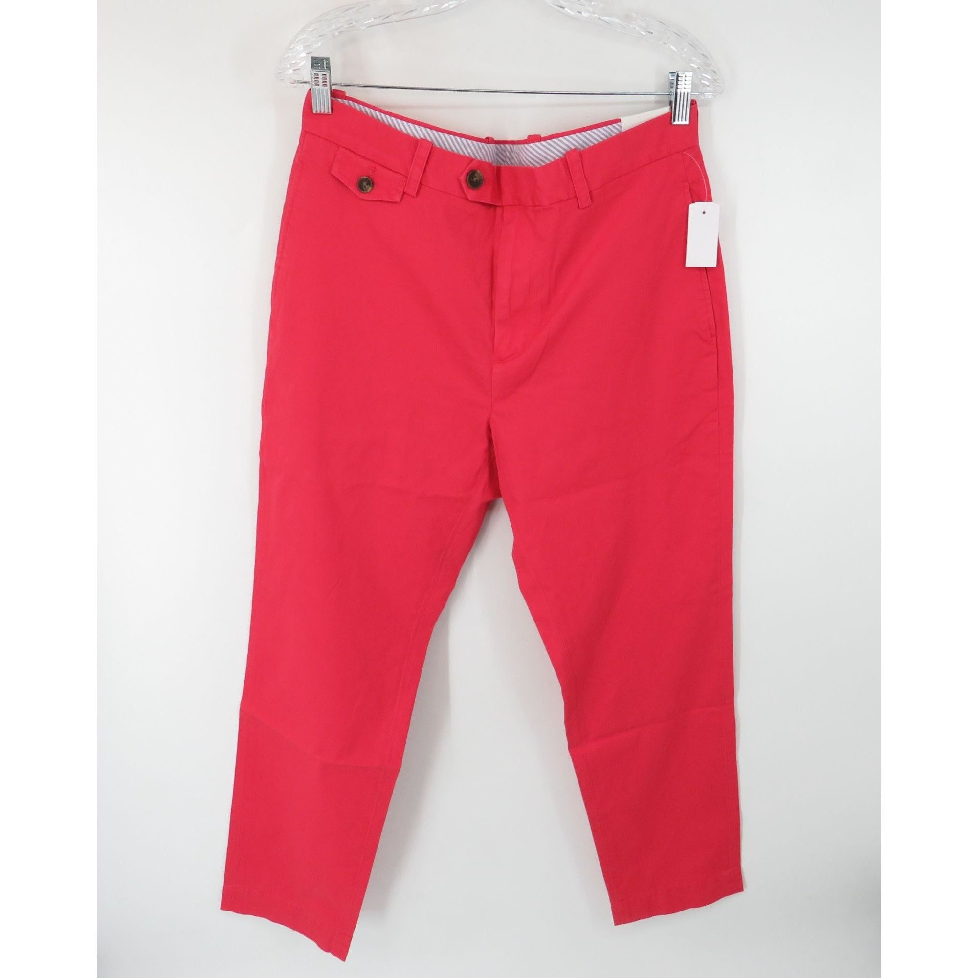 Brooks Brothers Brooks Brothers Milano Fit Red Supima Cotton Stretch Chinos Size US 34 / EU 50 - 1 Thumbnail