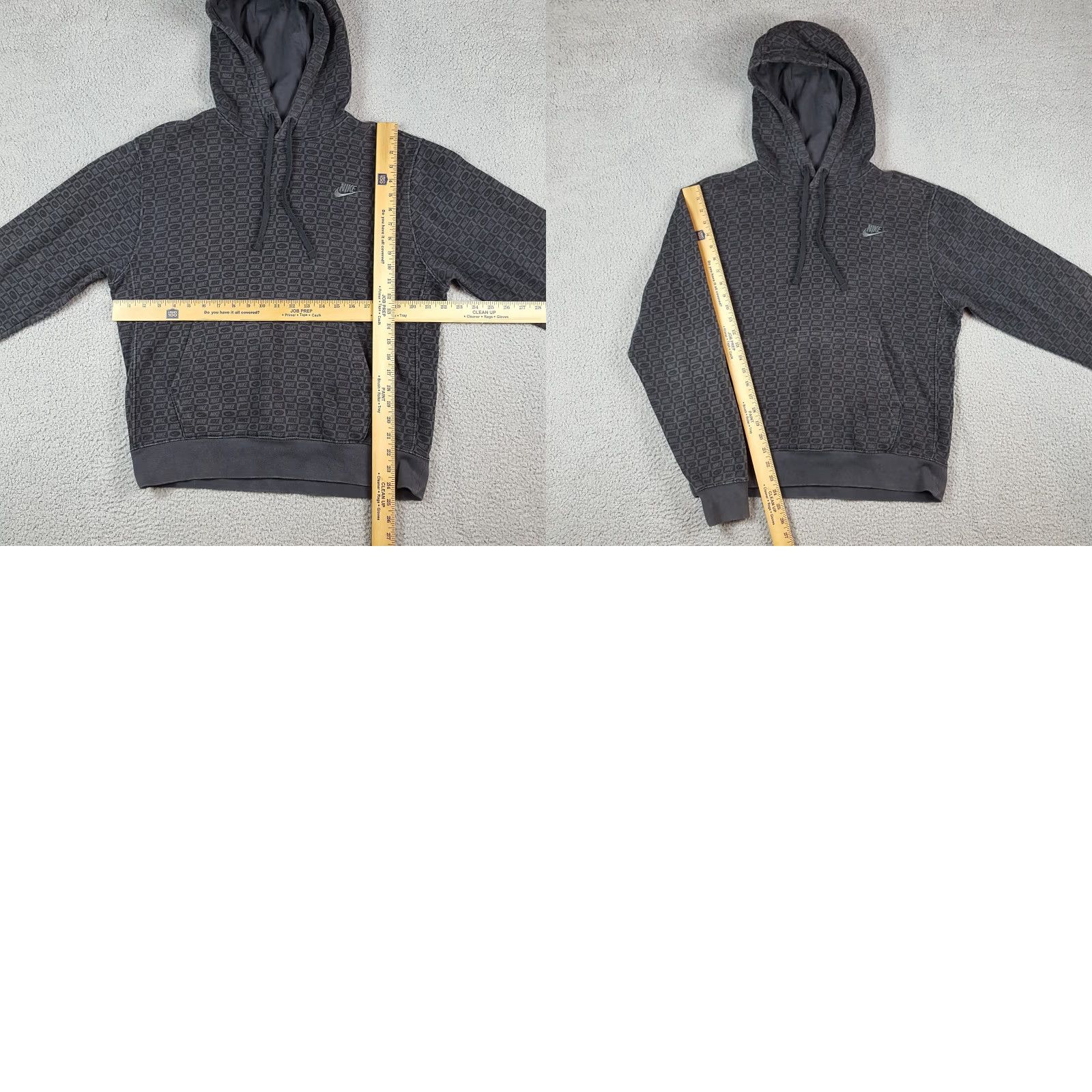 Nike VINTAGE Nike All Over Print AOP Swoosh Logo Gray Size M Pullover Sweatshirt Hoodie Crewneck Men Nike Sportswear Size US M / EU 48-50 / 2 - 8 Thumbnail