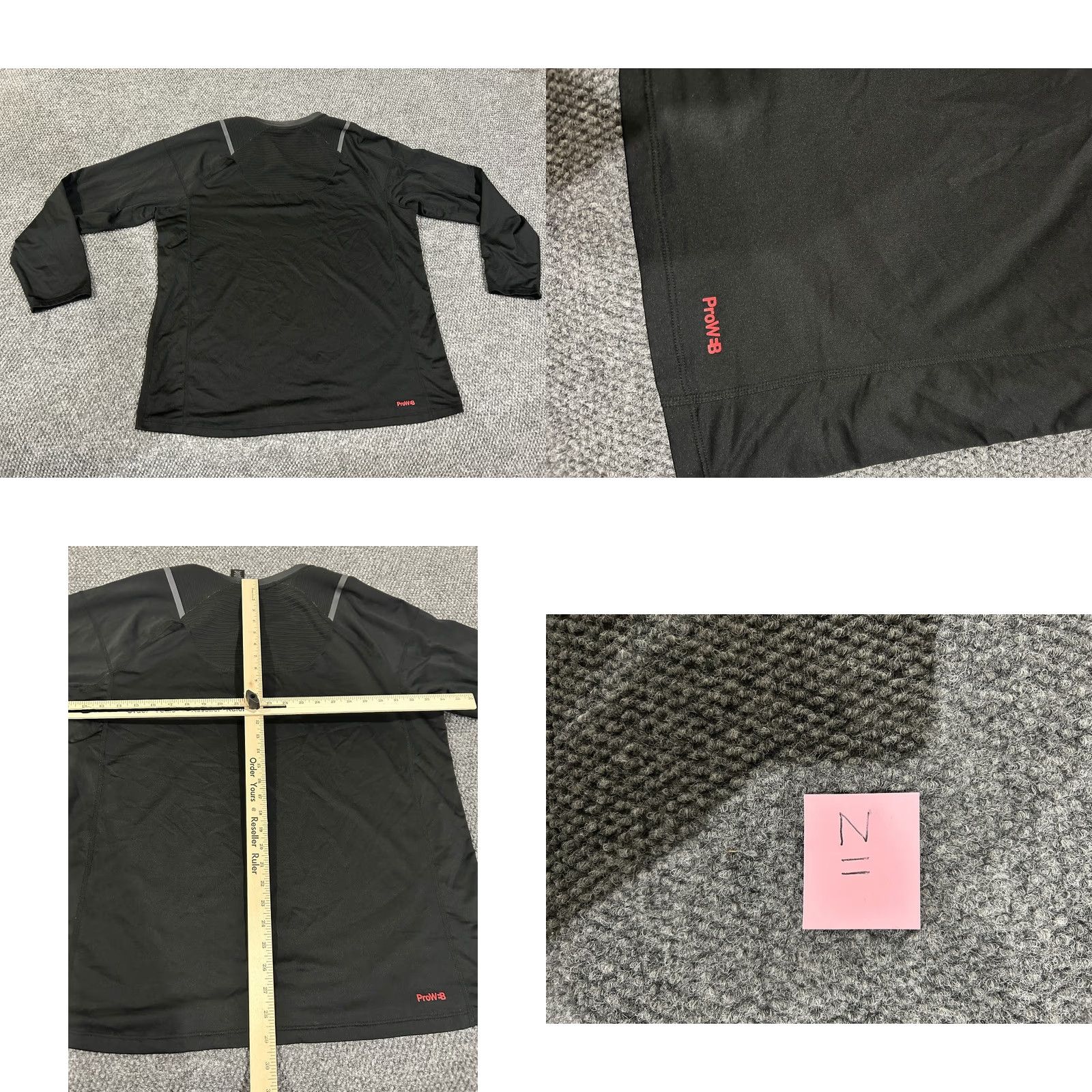 Spyder Spyder Mens XL Black Long Sleeve Shirt Activewear Compression Base Layer ProWeb Moisture Wicking Athletic Tee Shirt Sports Shirt Size US XL / EU 56 / 4 - 8 Thumbnail