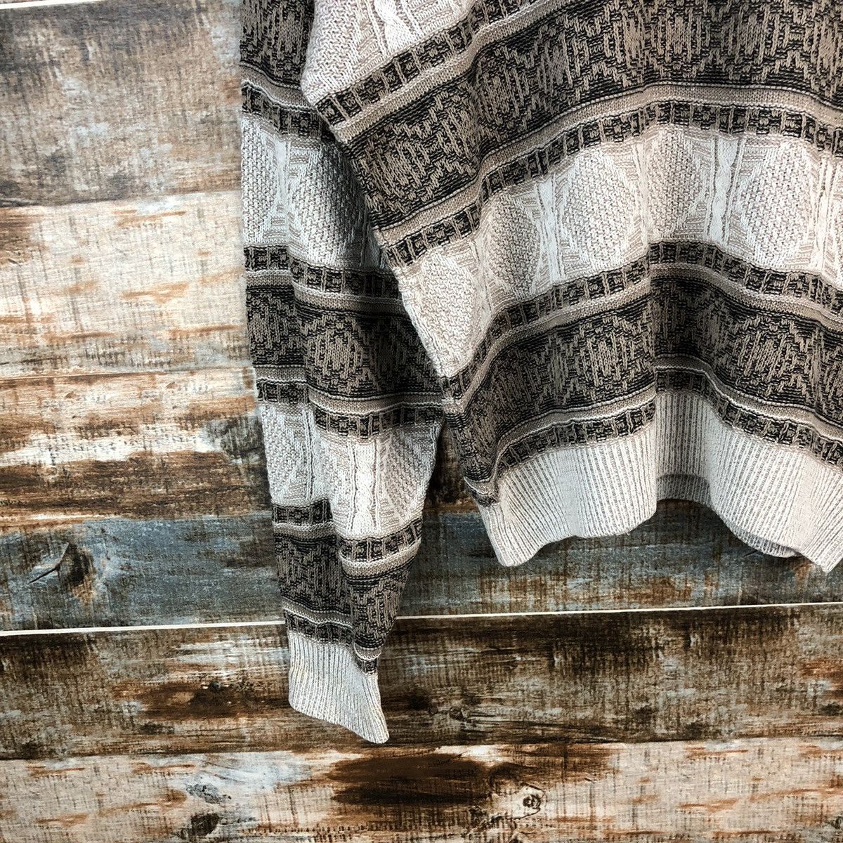 Homespun Knitwear DL Gard Robie Brown Stripe Knitwear #A1251 Size US L / EU 52-54 / 3 - 7 Thumbnail