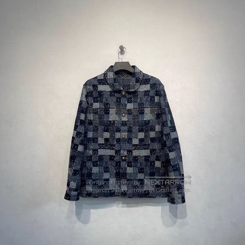 Louis Vuitton Louis Vuitton Nigo co-branded checkerboard embroidered den Size US M / EU 48-50 / 2 - 1 Thumbnail