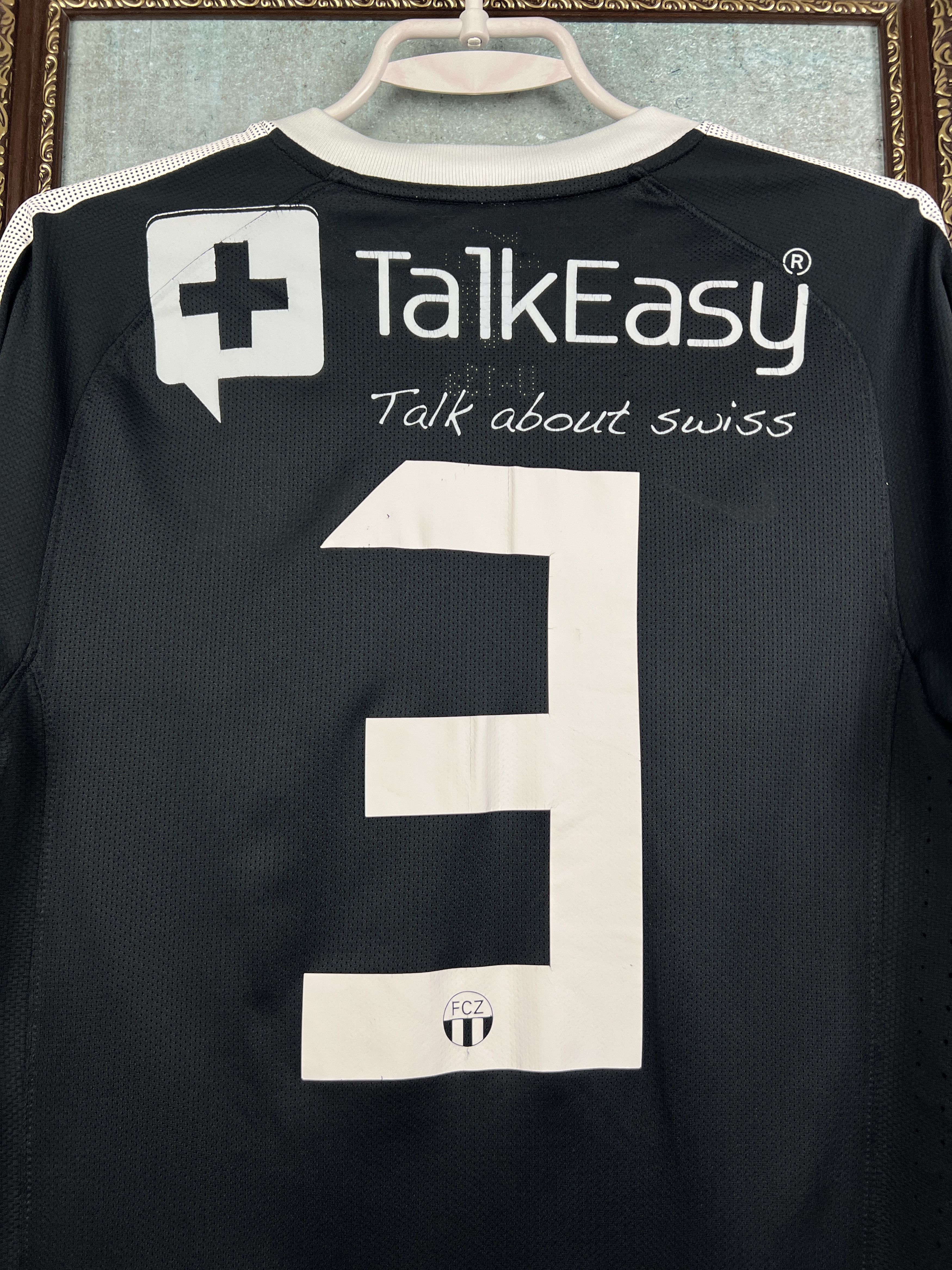 Nike Zurich Away football shirt Long Sleeve U13 Match Worn Jersey Size US S / EU 44-46 / 1 - 10 Thumbnail