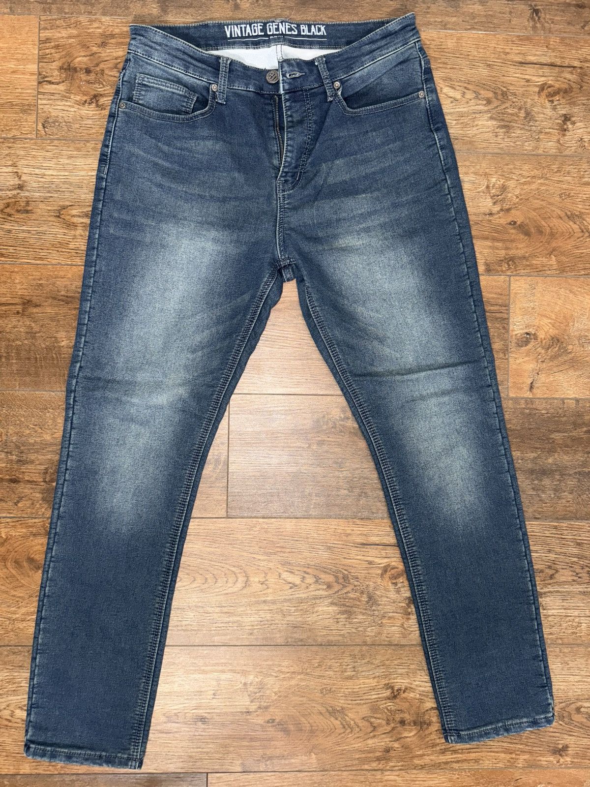 Other Vintage Genes Black Slim Fit Blue Jeans – Men’s Size US 32 / EU 48 - 1 Thumbnail
