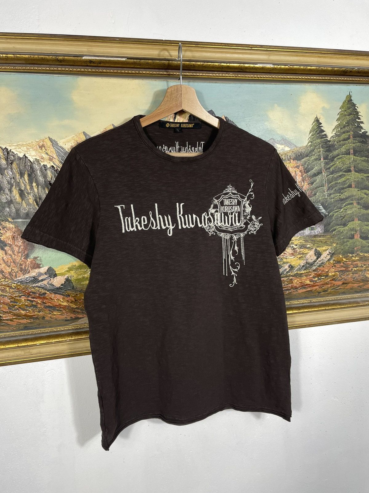 Takeshy Kurosawa Takeshy Kurosawa Vintage Y2k Japanese Brand T-shirt Tee Size L / US 10 / IT 46 - 2 Thumbnail