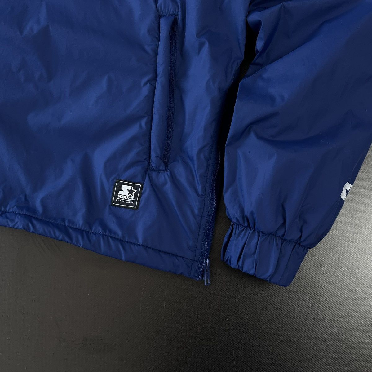 NBA × Starter × Vintage STARTER BLACK LABEL Men's Logo Half Zip Jacket Wind Jacket Size US L / EU 52-54 / 3 - 6 Thumbnail