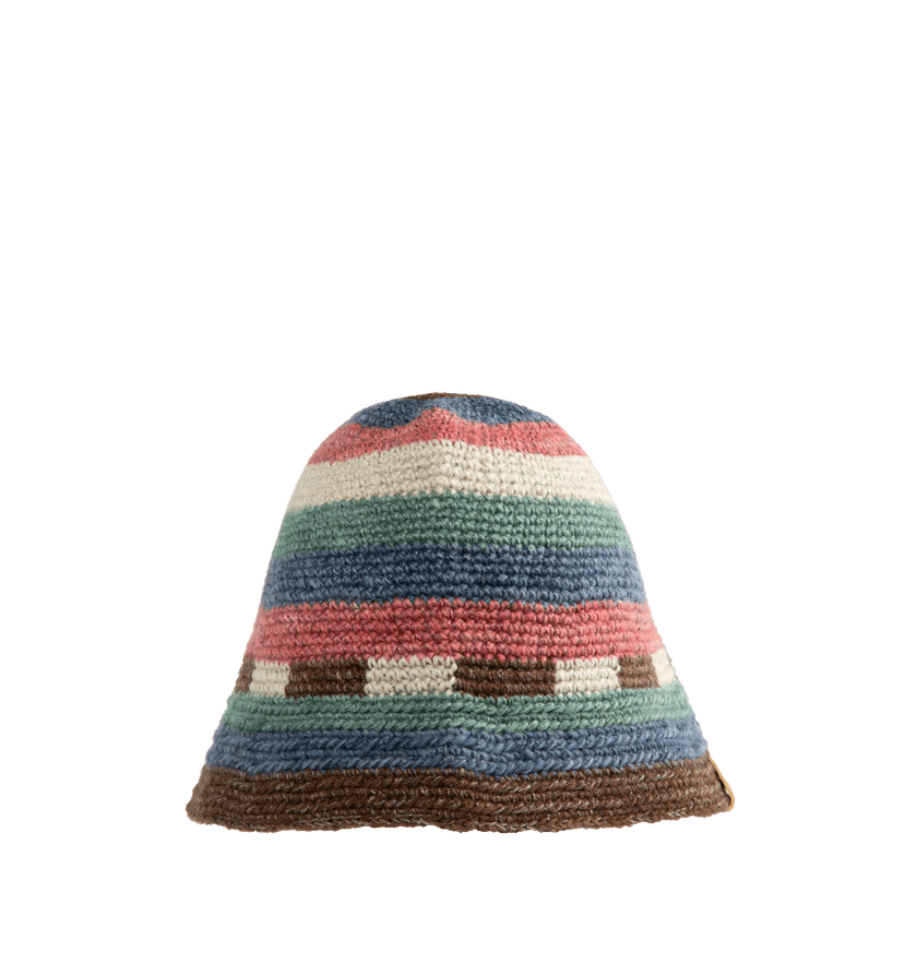 Visvim o1h1sh10525 Size: M/Meda Crochet Knit Hat in Multicolor Size ONE SIZE - 1 Thumbnail