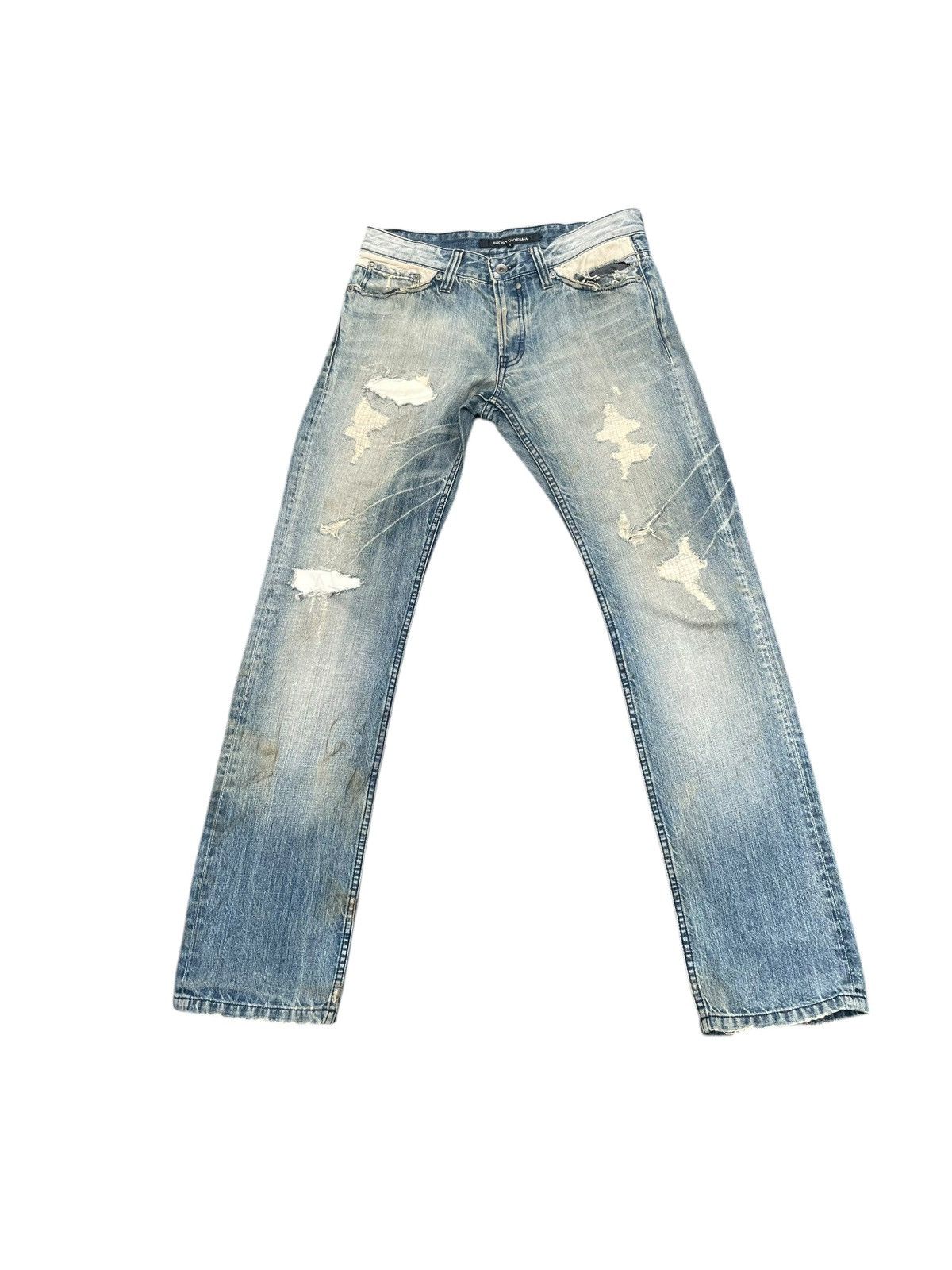 Japanese Brand Buona Giornata Distresed Denim Size US 32 / EU 48 - 1 Thumbnail