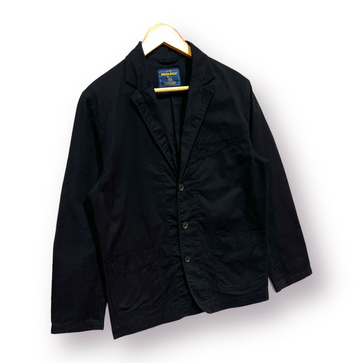 Japanese Brand 🔥 Woolrich black Ripstop blazer jacket Size US S / EU 44-46 / 1 - 3 Thumbnail