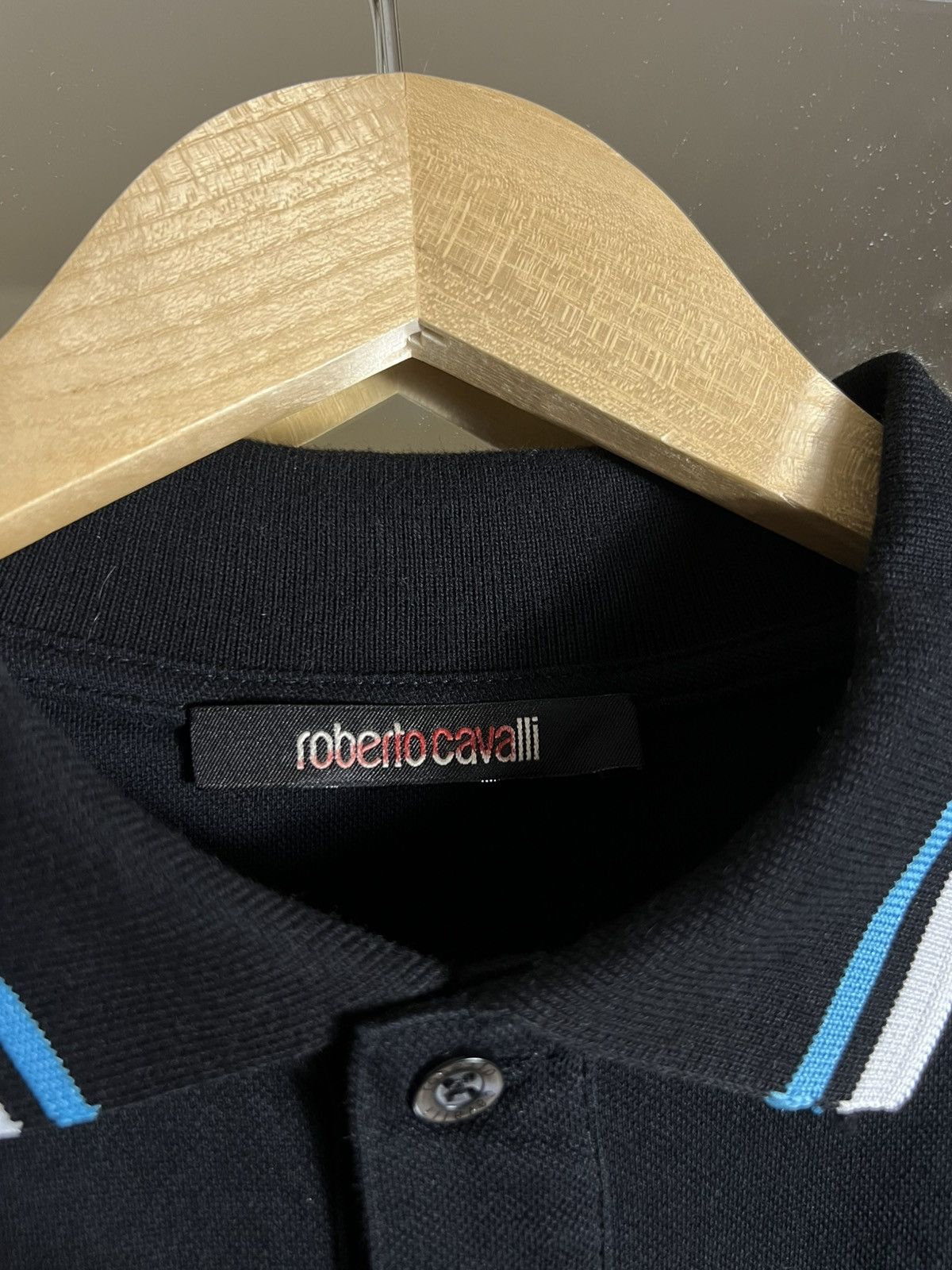 Roberto Cavalli Roberto Cavalli Polo T-Shirt Oxford Striped Collar Luxury Size US XXL / EU 58 / 5 - 5 Thumbnail