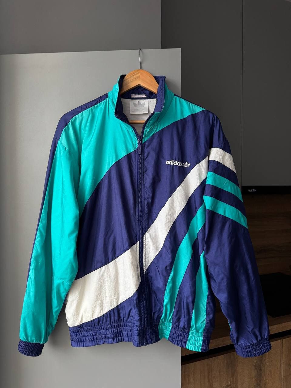 Adidas Vintage 90’s Adidas Track Suit Set Nylon Shell Retro Size US L / EU 52-54 / 3 - 2 Thumbnail