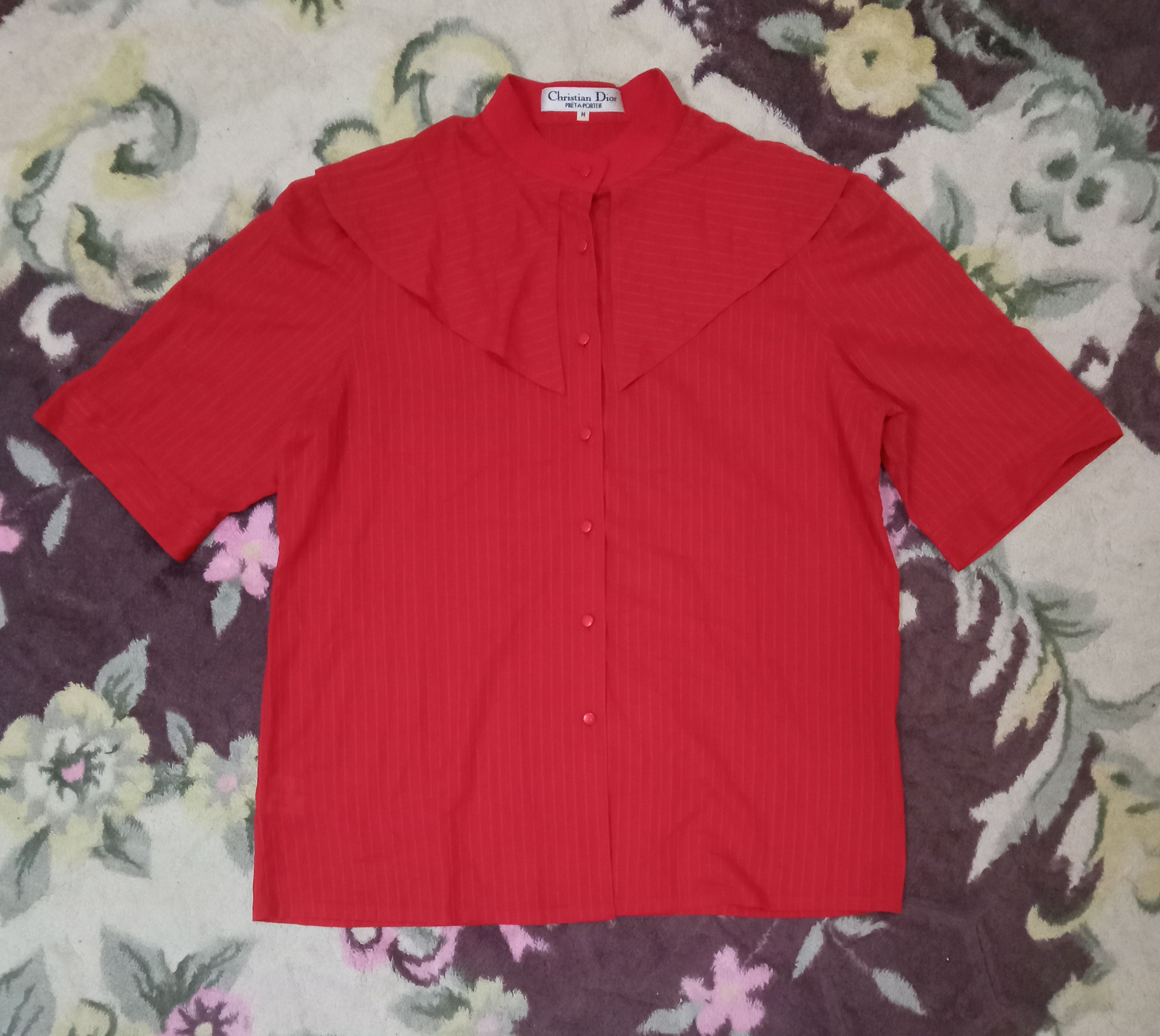 Christian Dior Monsieur × Designer Christian Dior Pret a Porter Button Up Blouses Size M / US 6-8 / IT 42-44 - 1 Thumbnail