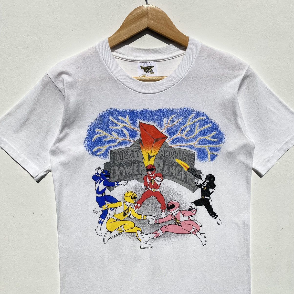 Vintage Vintage Power Rangers Mighty Morphin©️1994 Shirt Size US S / EU 44-46 / 1 - 4 Thumbnail