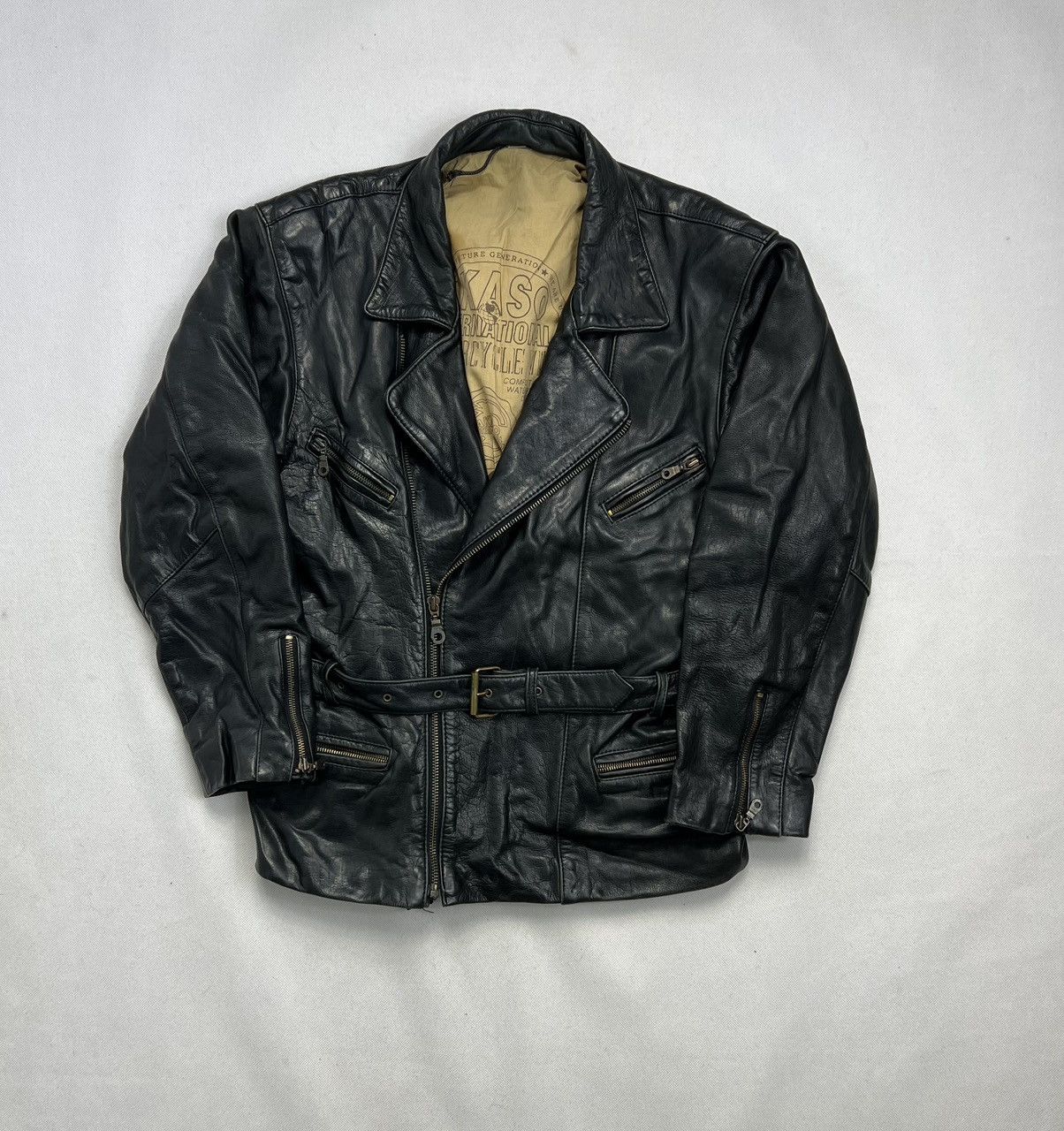 Other Heavy Leather Ramones Akaso International Vintage 90’s Size US M / EU 48-50 / 2 - 2 Thumbnail
