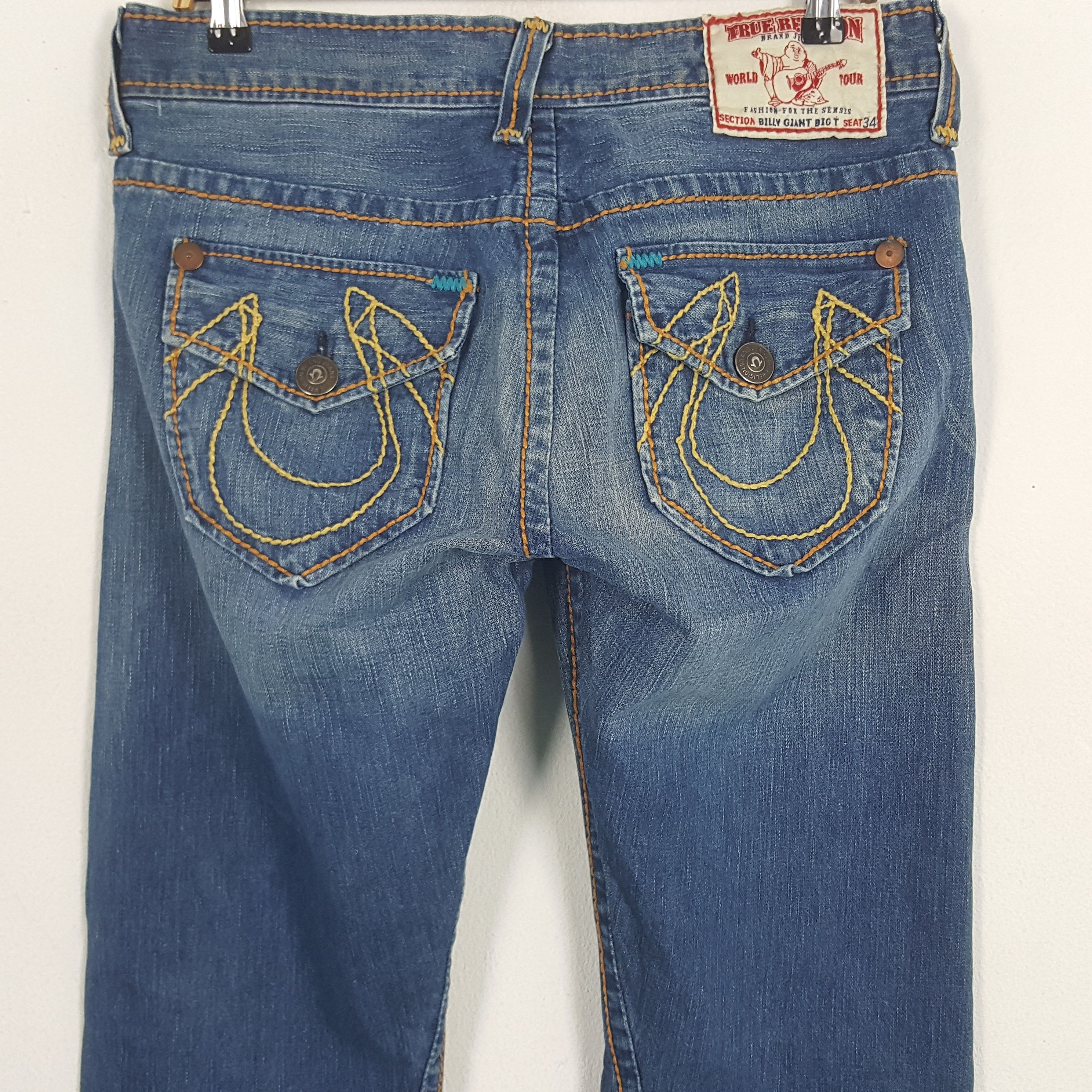 True Religion × Vintage Vintage True Religion American Brand Denim Jeans Size 33" - 5 Thumbnail