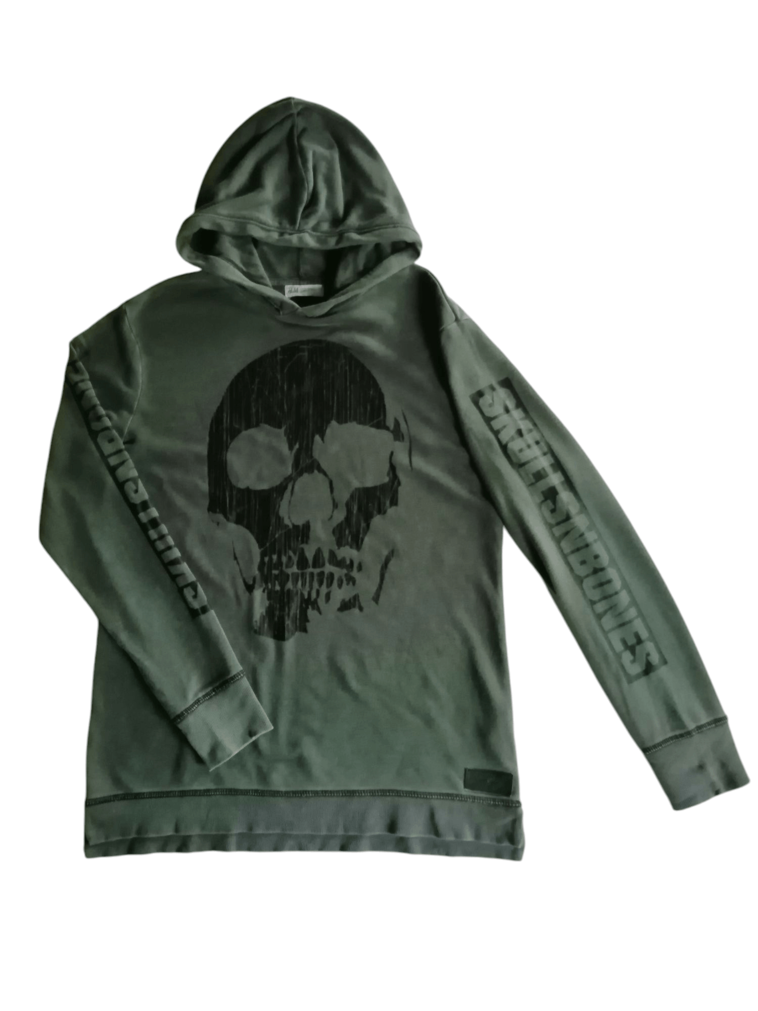 Designer × H&M Vintage H&M Skull & Bones United Hoodie Sweatshirt Size US M / EU 48-50 / 2 - 7 Thumbnail