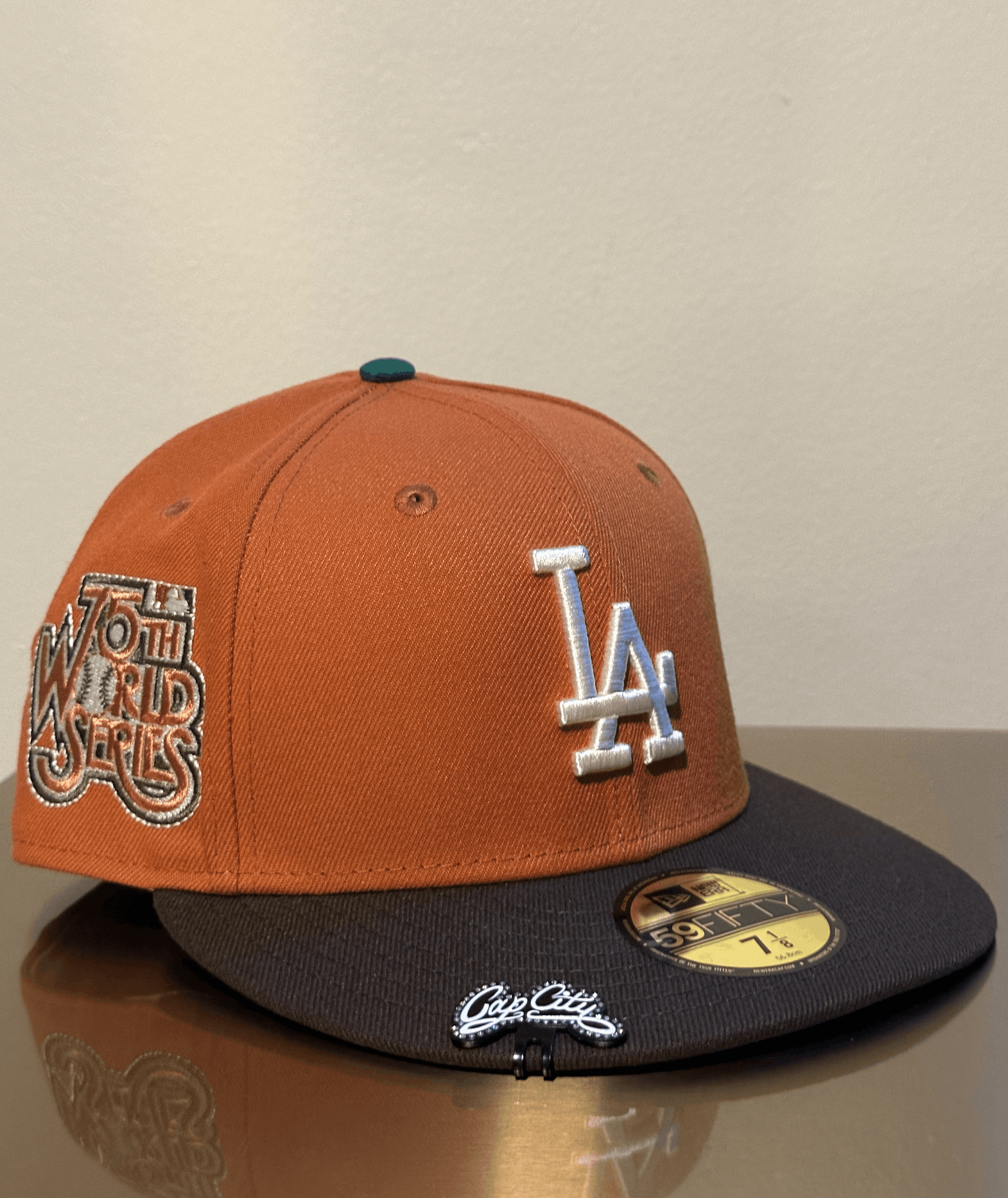 New Era LA DODGERS ORANGE 7 1/8 RARE CAP CITY PUMPKIN Size ONE SIZE - 1 Thumbnail