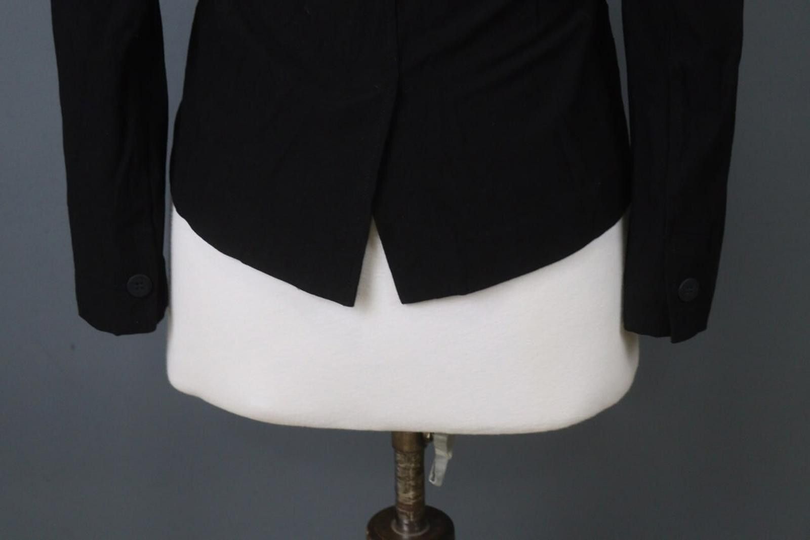 Eileen Fisher Eileen Fisher Black Viscose Blend Blazer Jacket Size PP Size M / US 6-8 / IT 42-44 - 12 Thumbnail