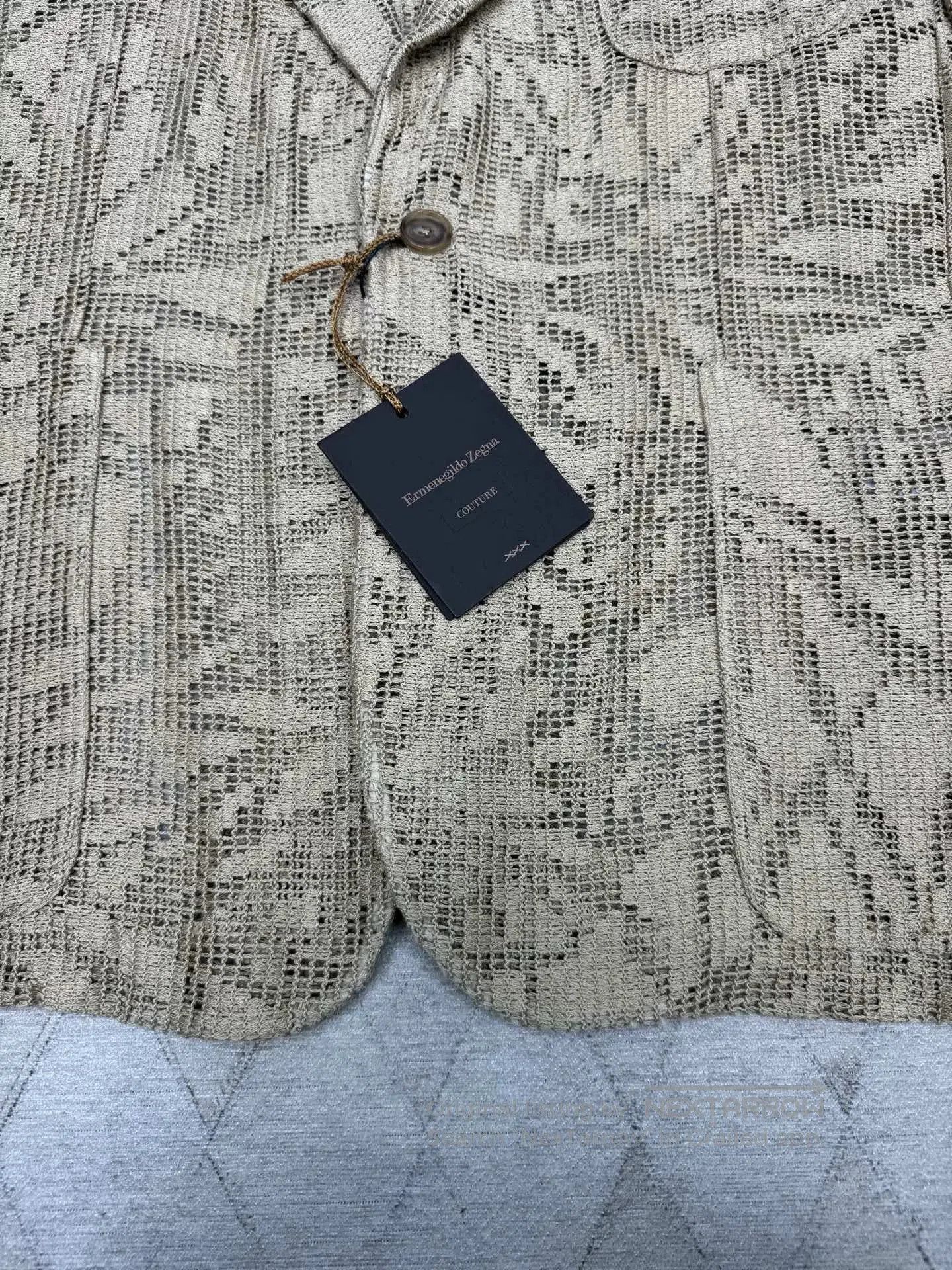 Ermenegildo Zegna Zegna Couture Spring Summer Hollow Out Blazer. Size US L / EU 52-54 / 3 - 6 Thumbnail