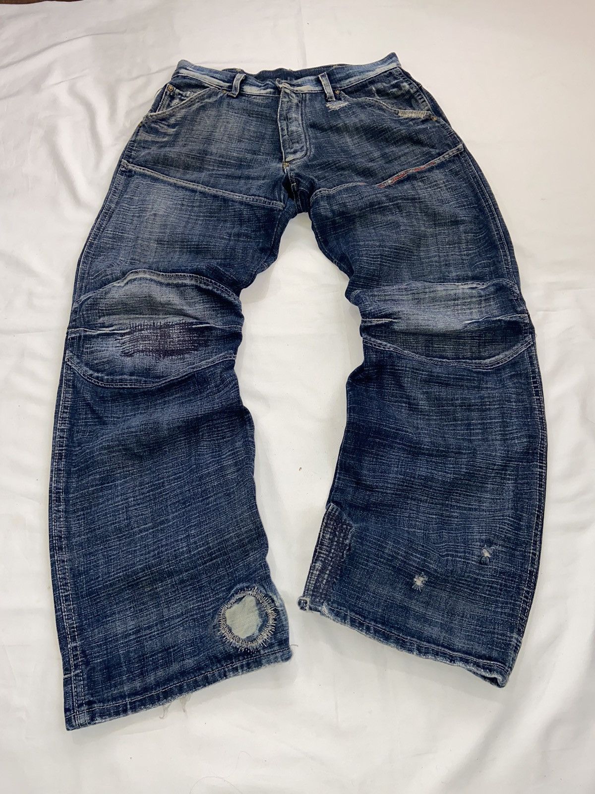 RARE OPIUM VINTAGE G STAR RAW Y2K JAPANESE JEANS DENIM PANTS