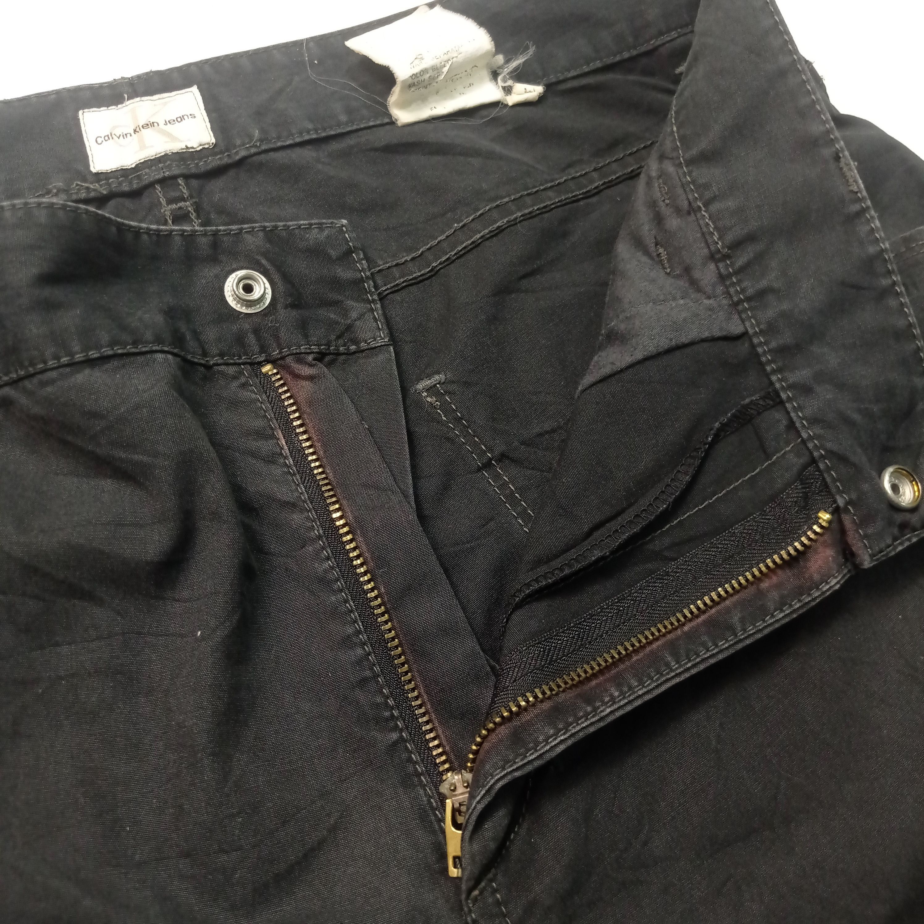 Calvin Klein Calvin Klein Super Black Casual Pants Size US 30 / EU 46 - 6 Thumbnail