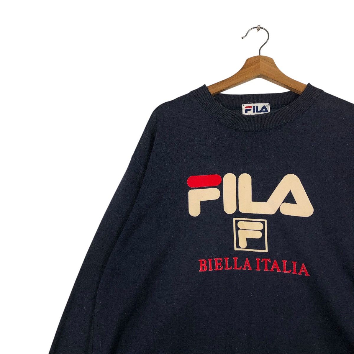 Fila × Japanese Brand 📌Vintage Sweatshirt Fila Big Logo Spell Out Design Size US M / EU 48-50 / 2 - 8 Thumbnail