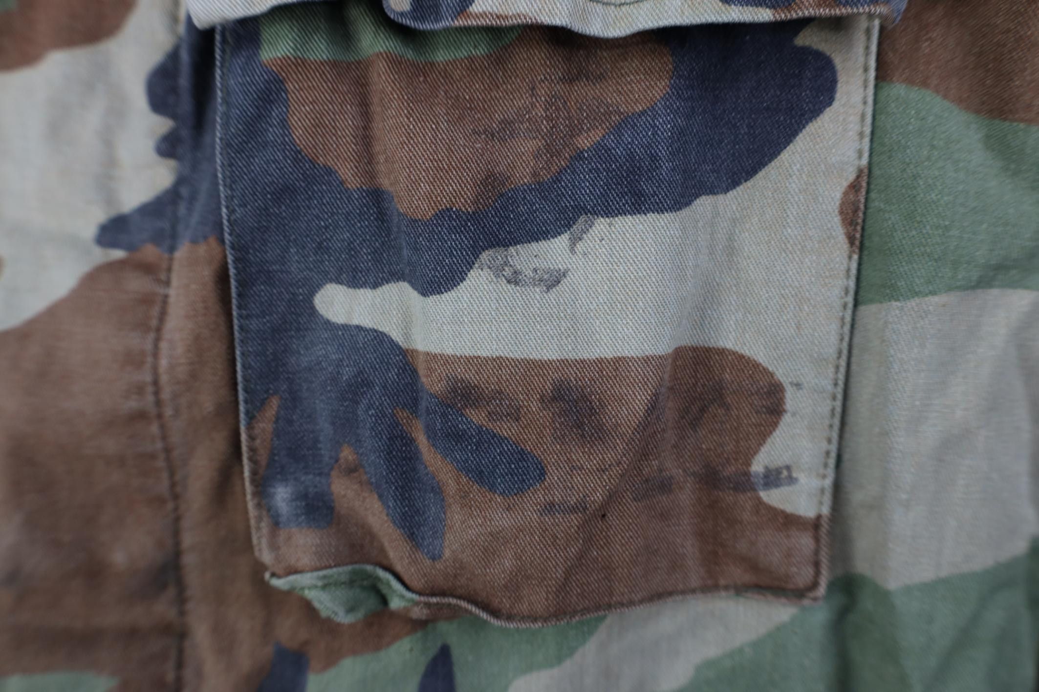 Vintage Vintage 80s USGI Long Woodland Camouflage Combat Coat Jacket Size US M / EU 48-50 / 2 - 6 Thumbnail